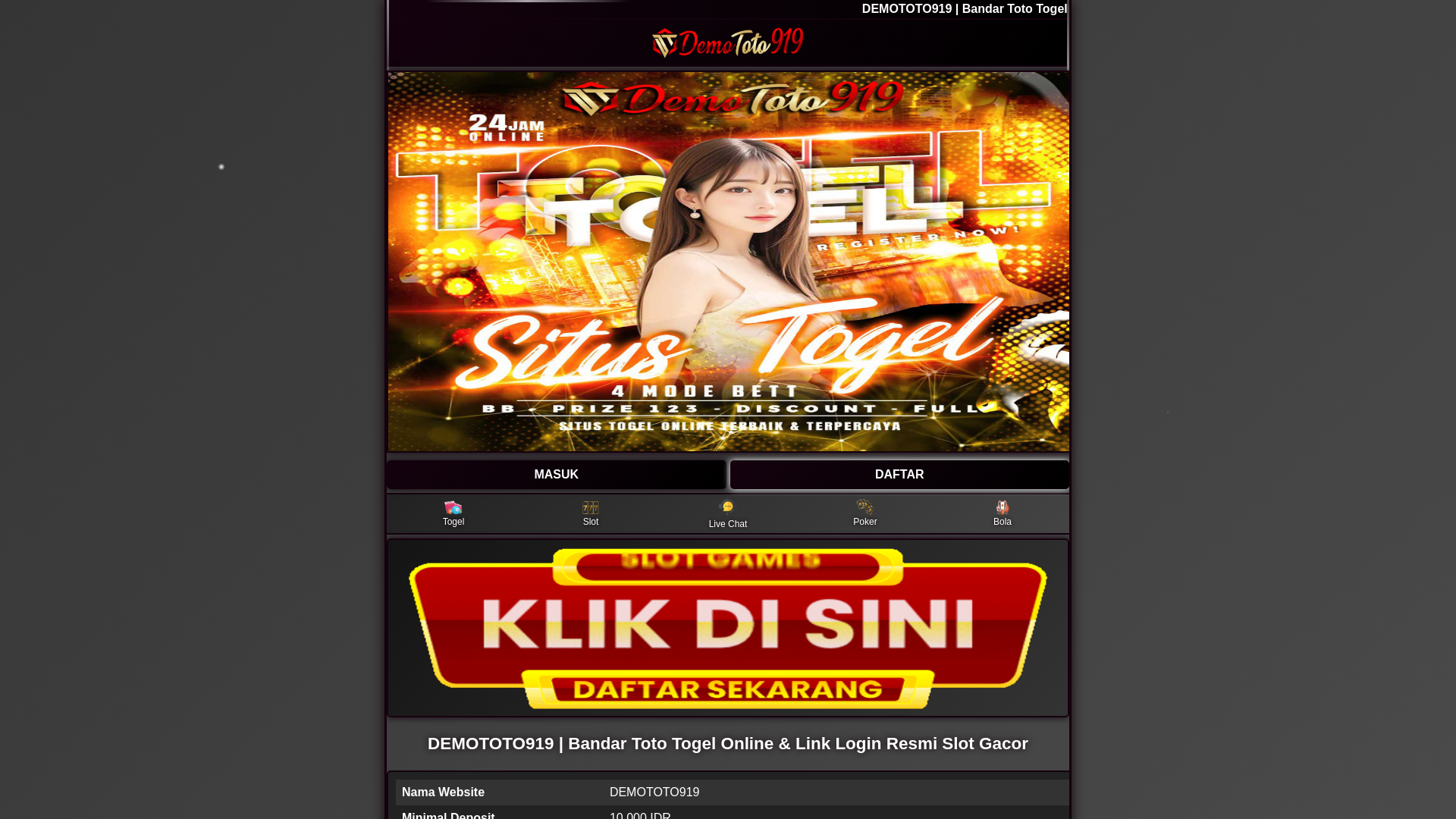 website screenshot of https://demo-game-resmi.pages.dev/