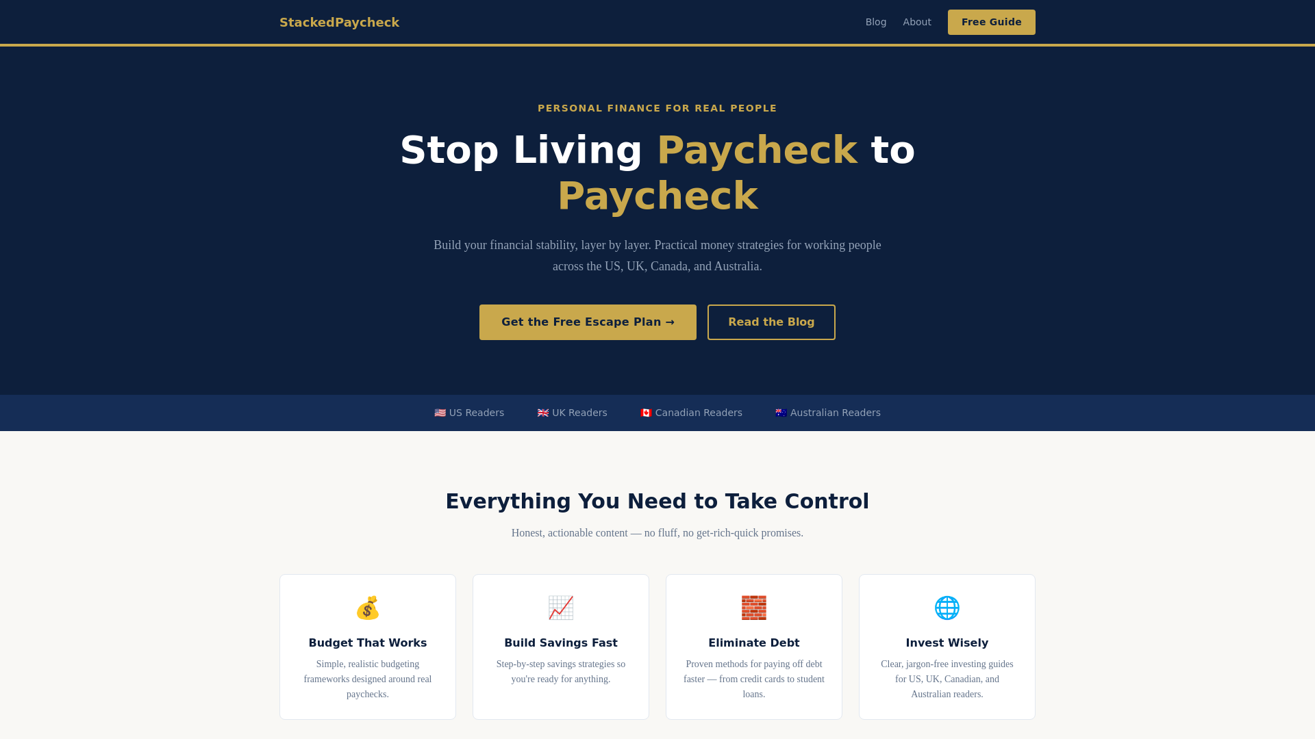 website screenshot of https://stackedpaycheck.pages.dev/