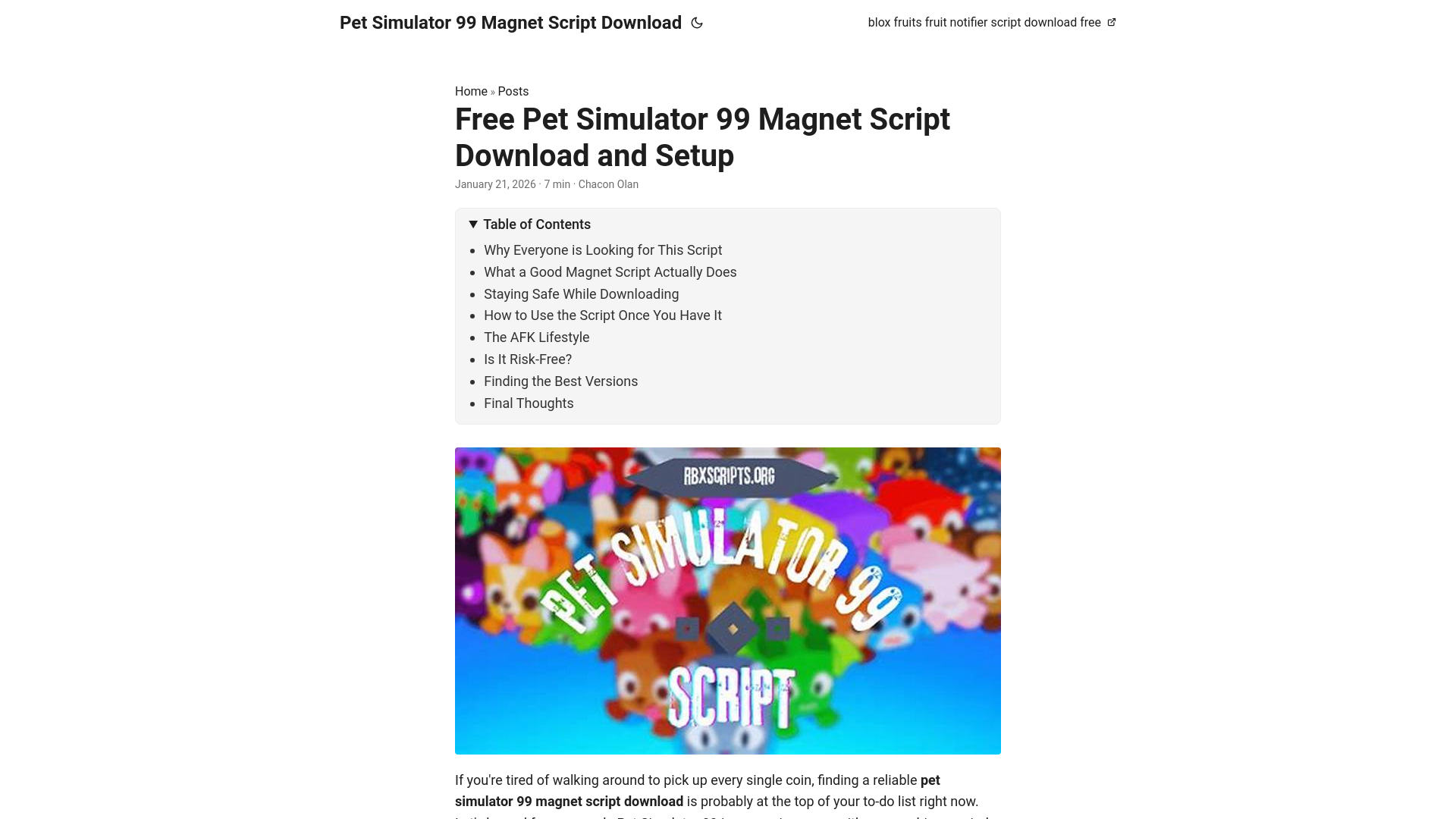 website screenshot of https://pet-simulator-99-magnet-script-download.pages.dev/