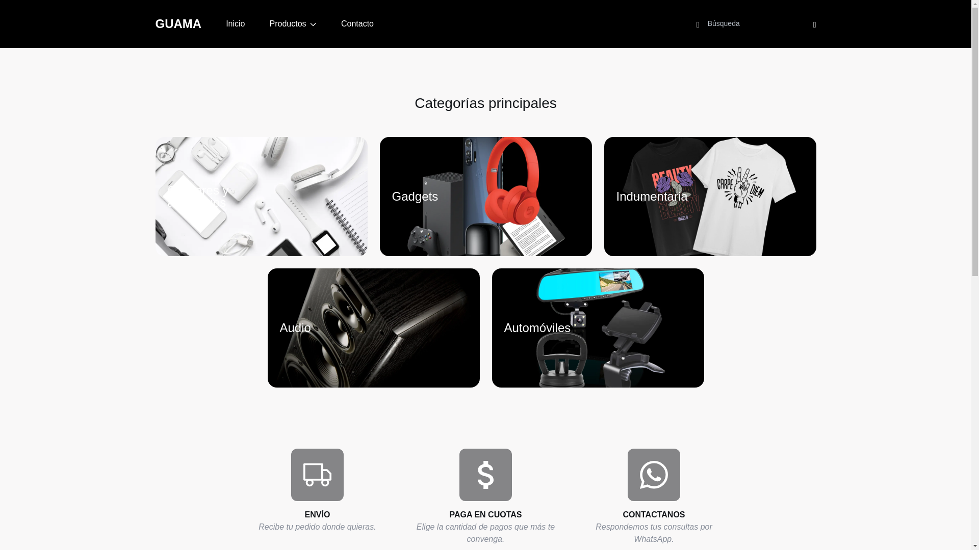 website screenshot of https://latiendaguama.online/