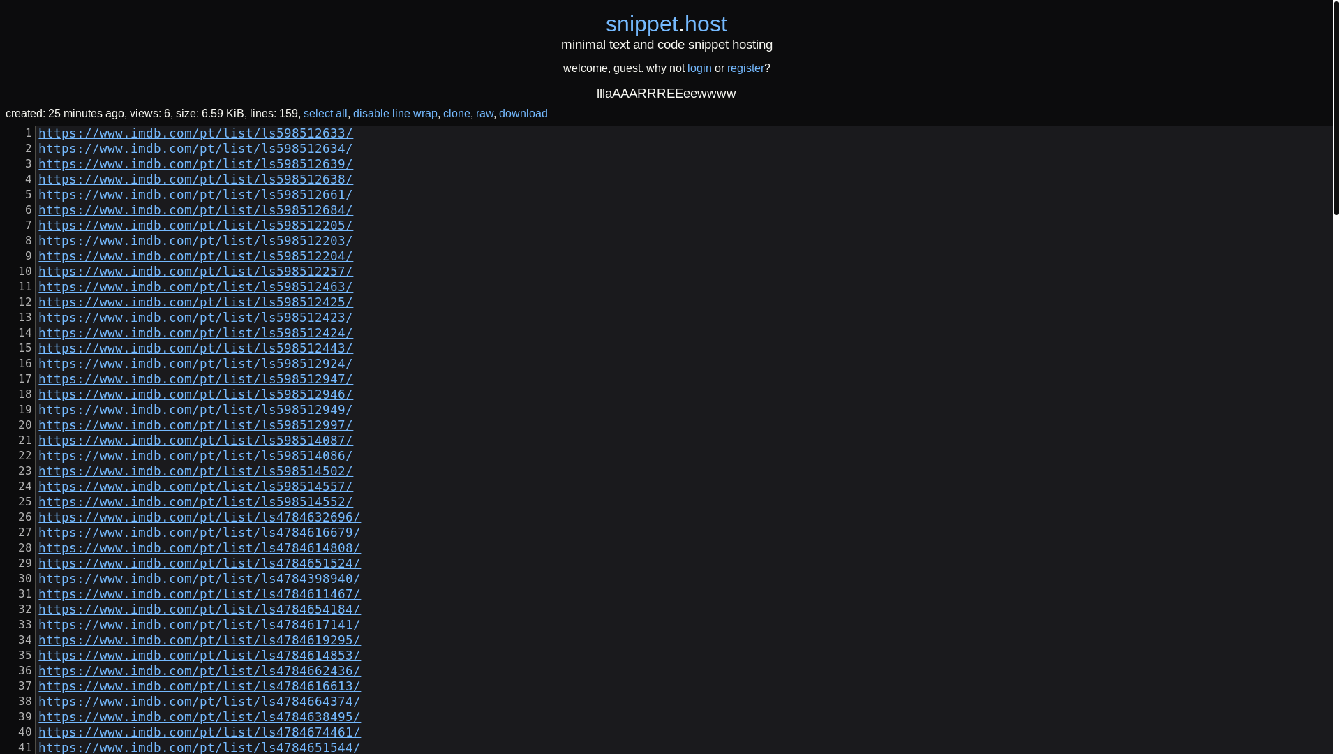 website screenshot of https://snippet.host/okaupk