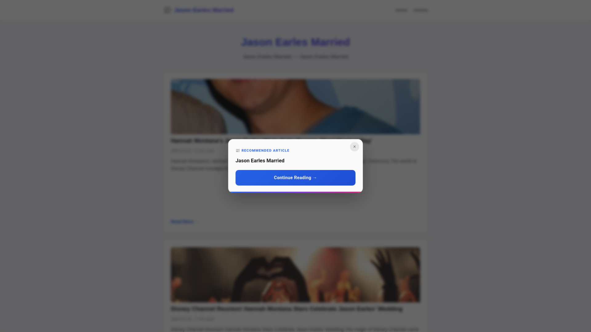 website screenshot of https://jason-earles-married.pages.dev/