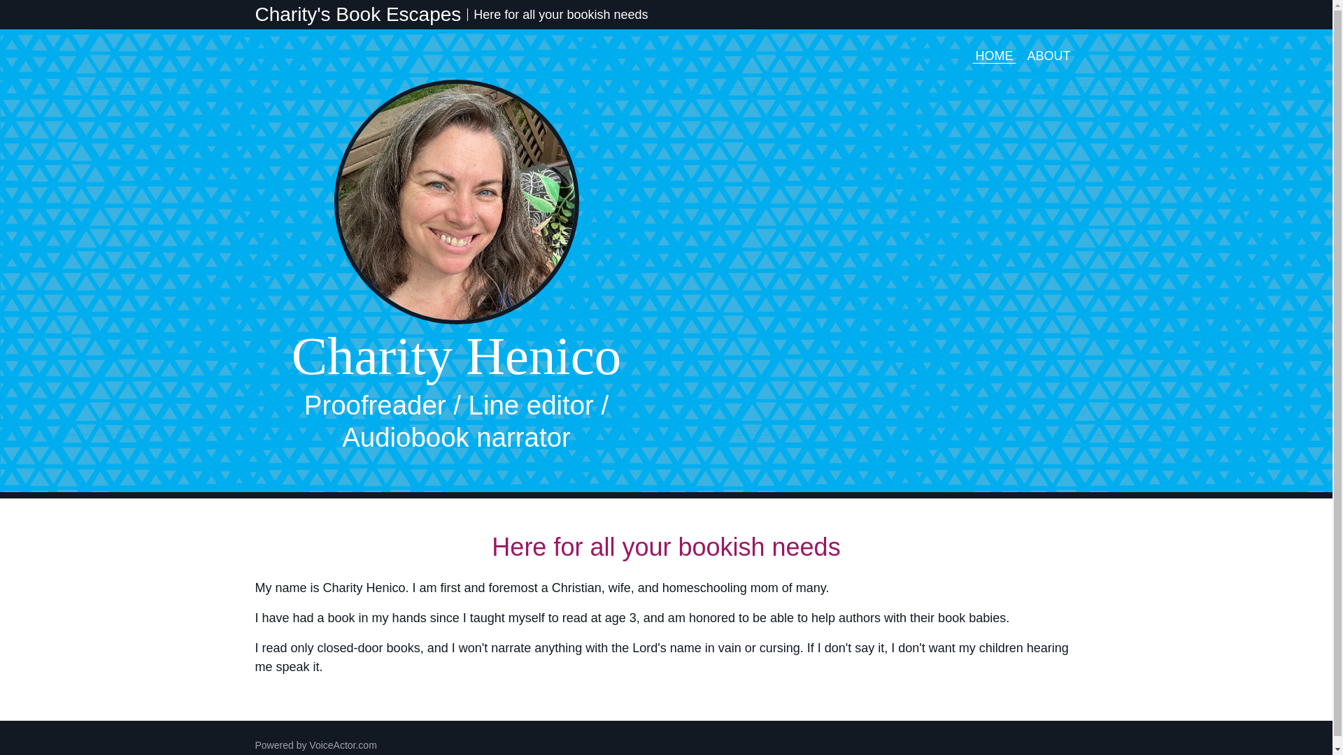 website screenshot of https://charitysbookescapes.com/