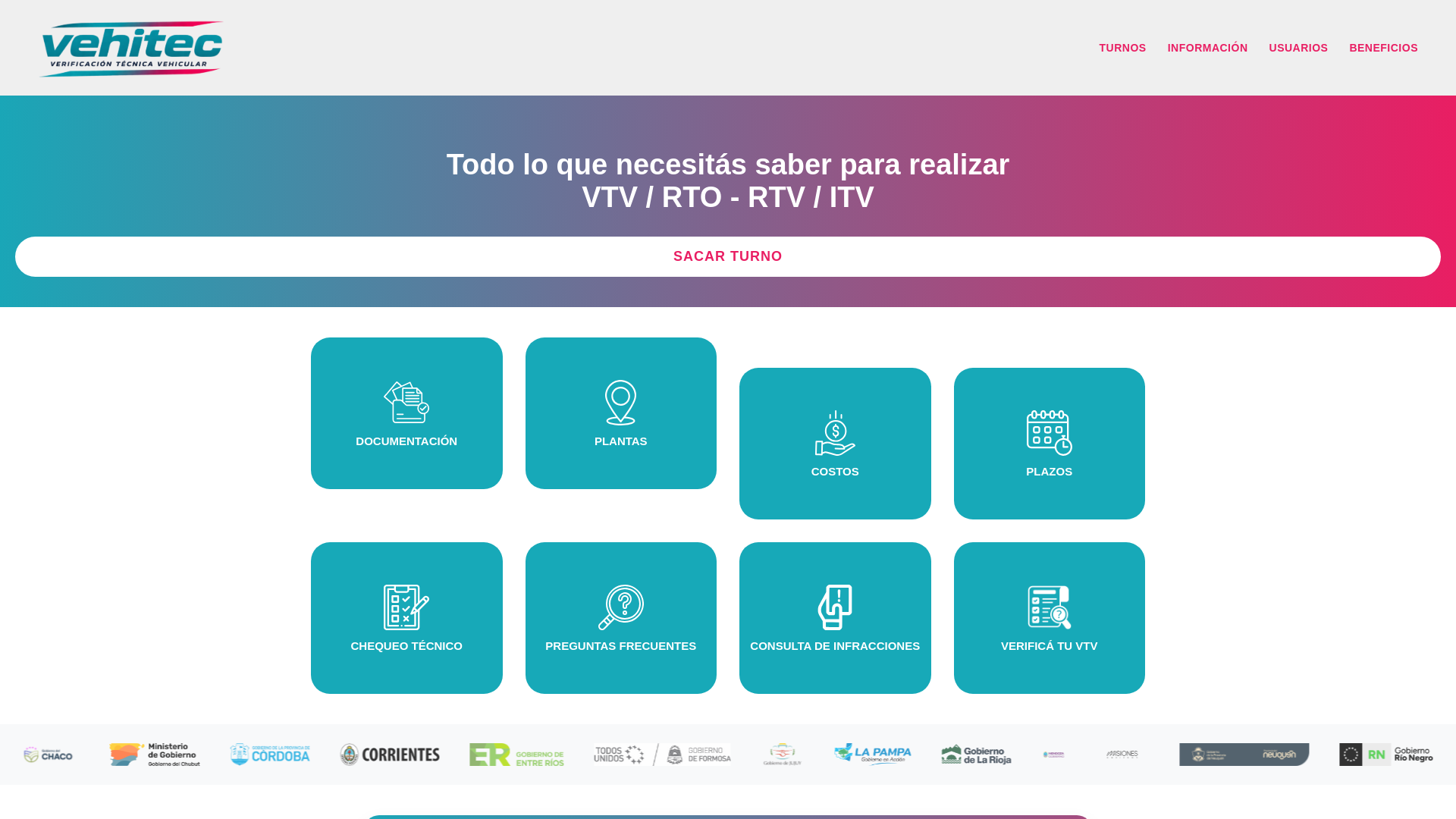 website screenshot of https://vehitecar.online/