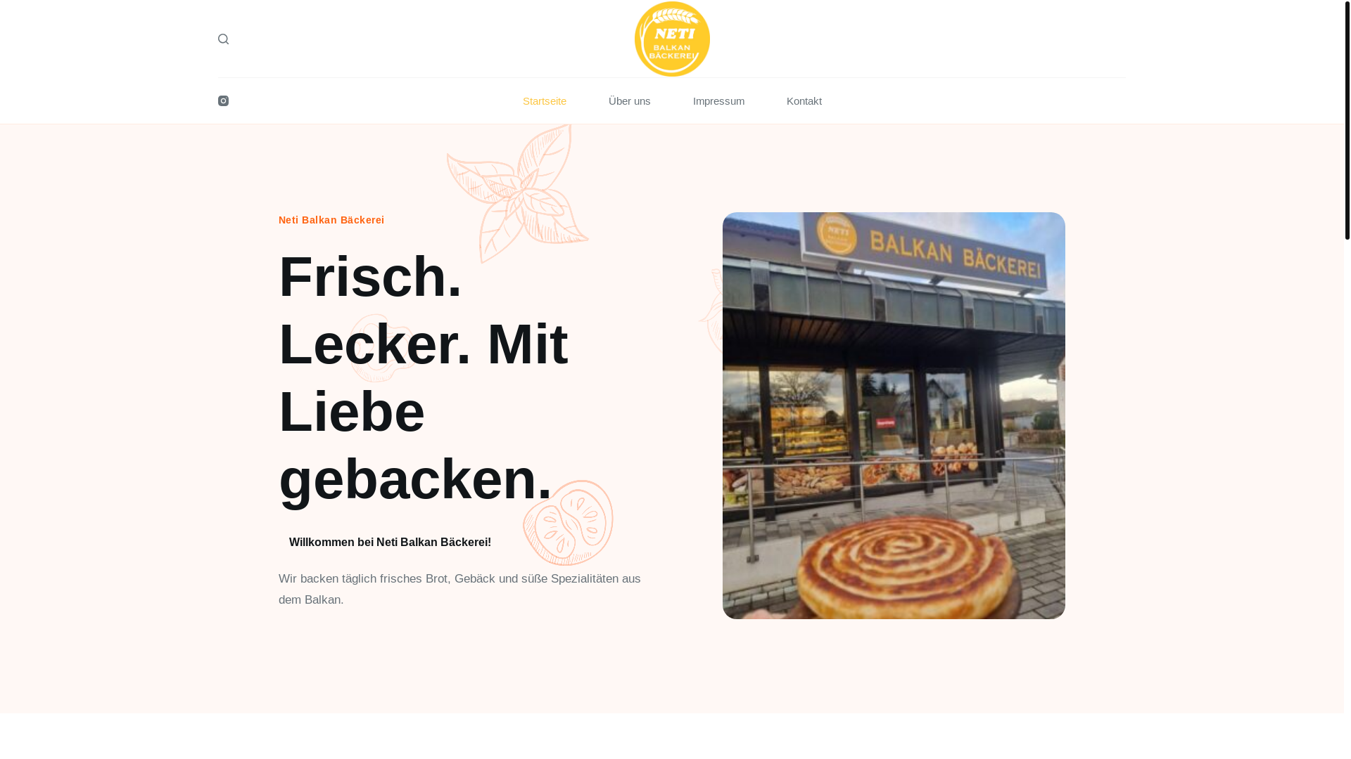 website screenshot of https://neti-balkan-backerei.de/