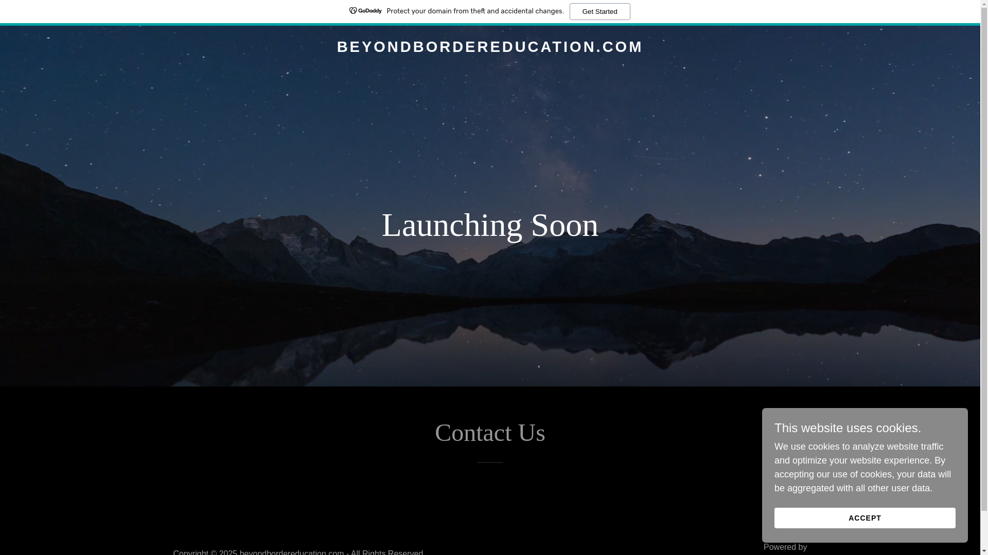 website screenshot of https://beyondbordereducation.com/