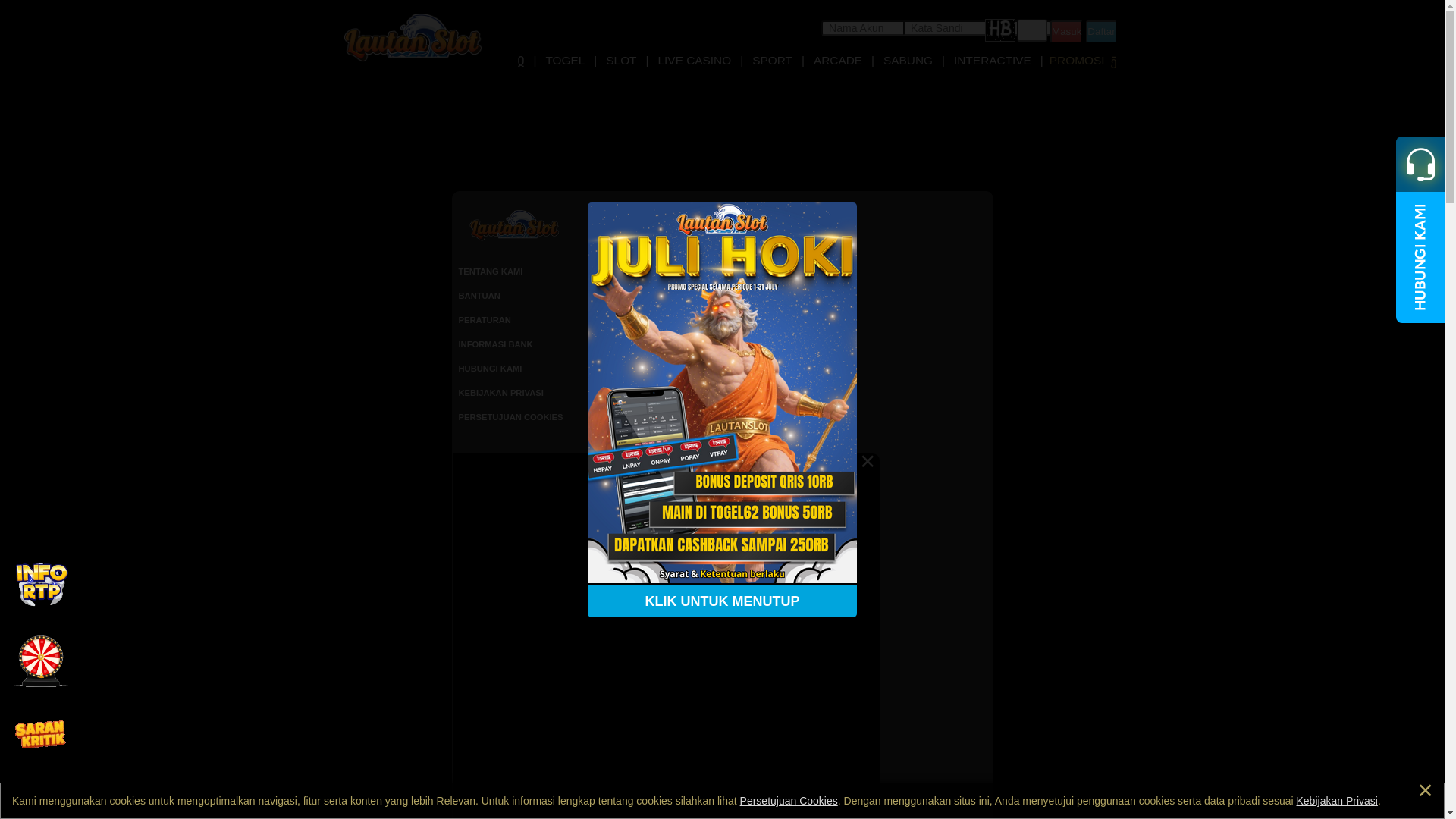 website screenshot of https://lautanterbaik.com/