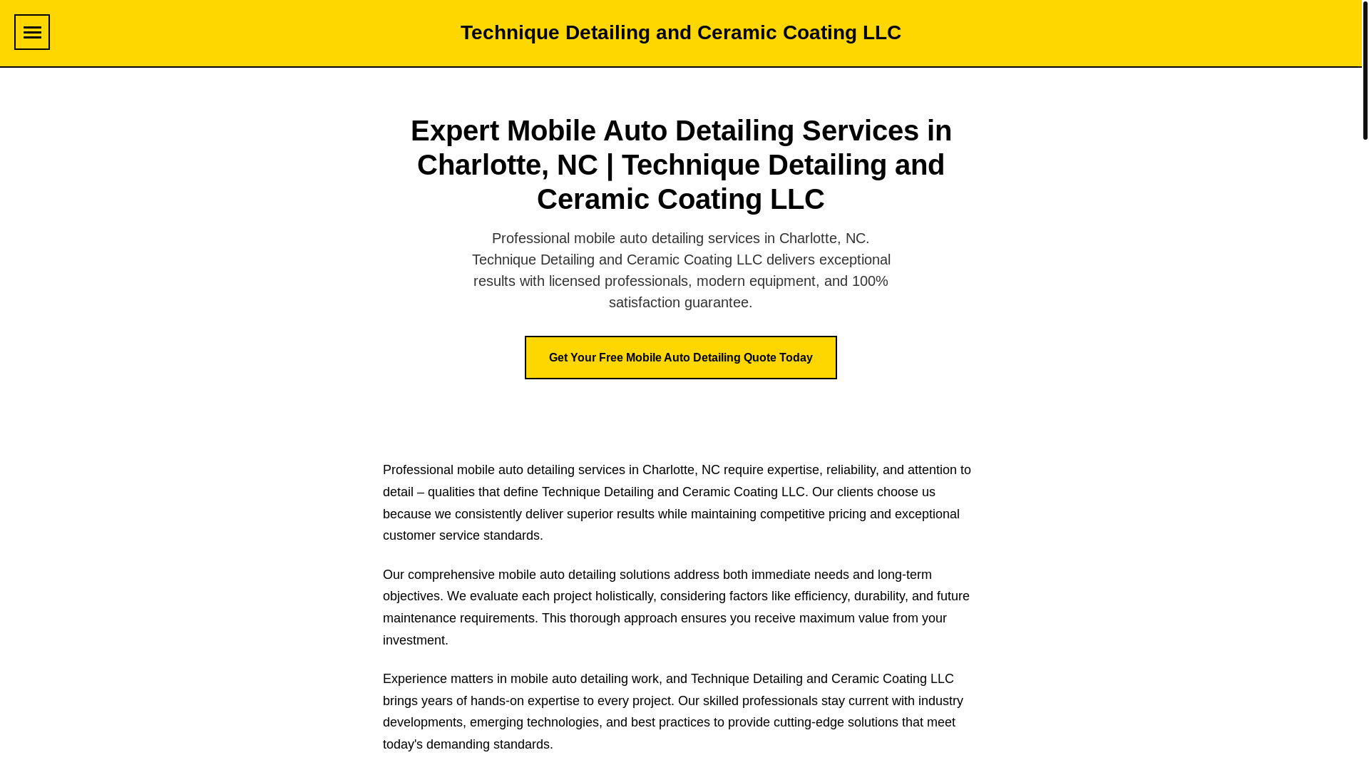 website screenshot of https://technique-detailing-cd509.pages.dev/