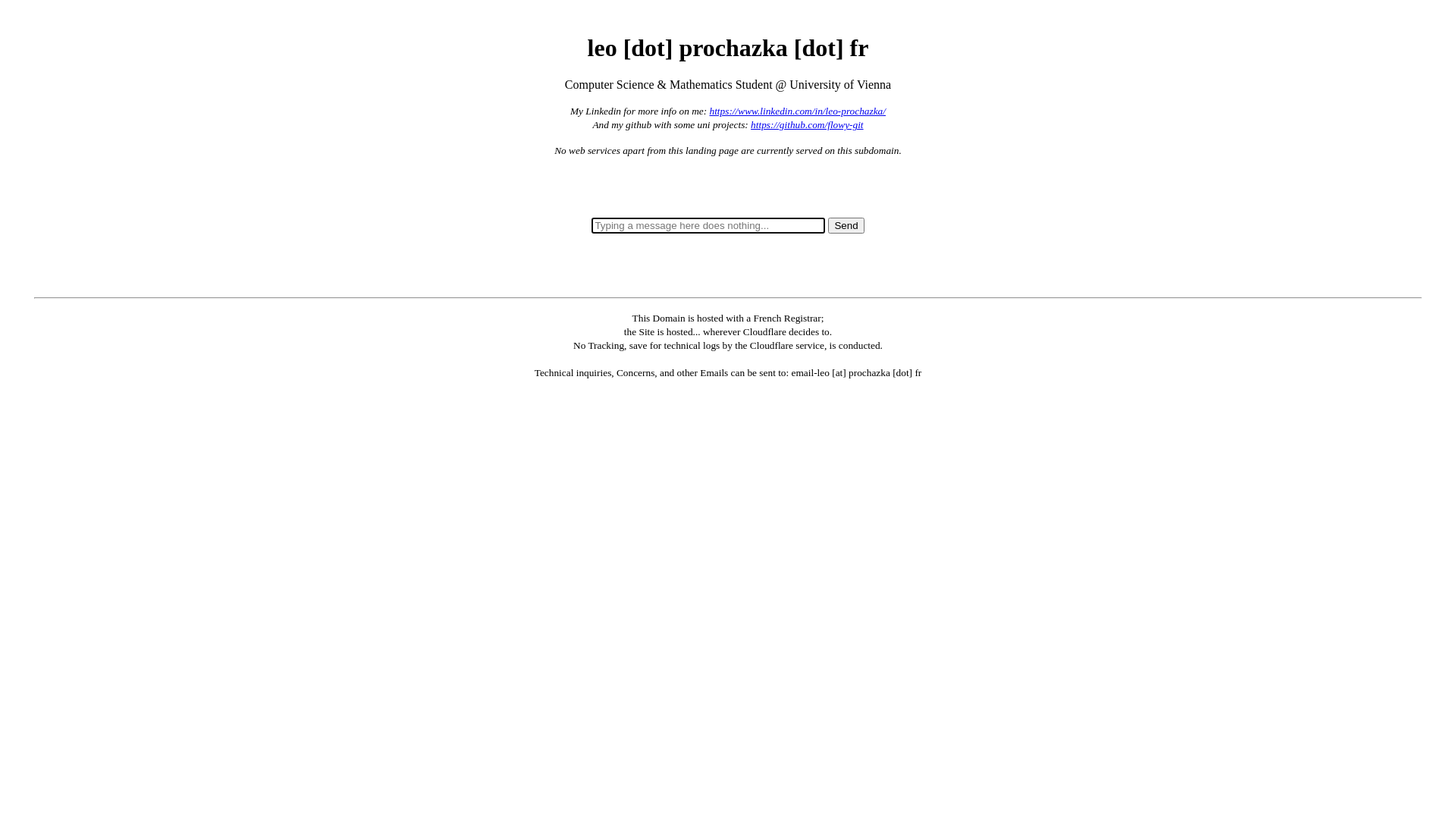 website screenshot of https://leo-prochazka.pages.dev/