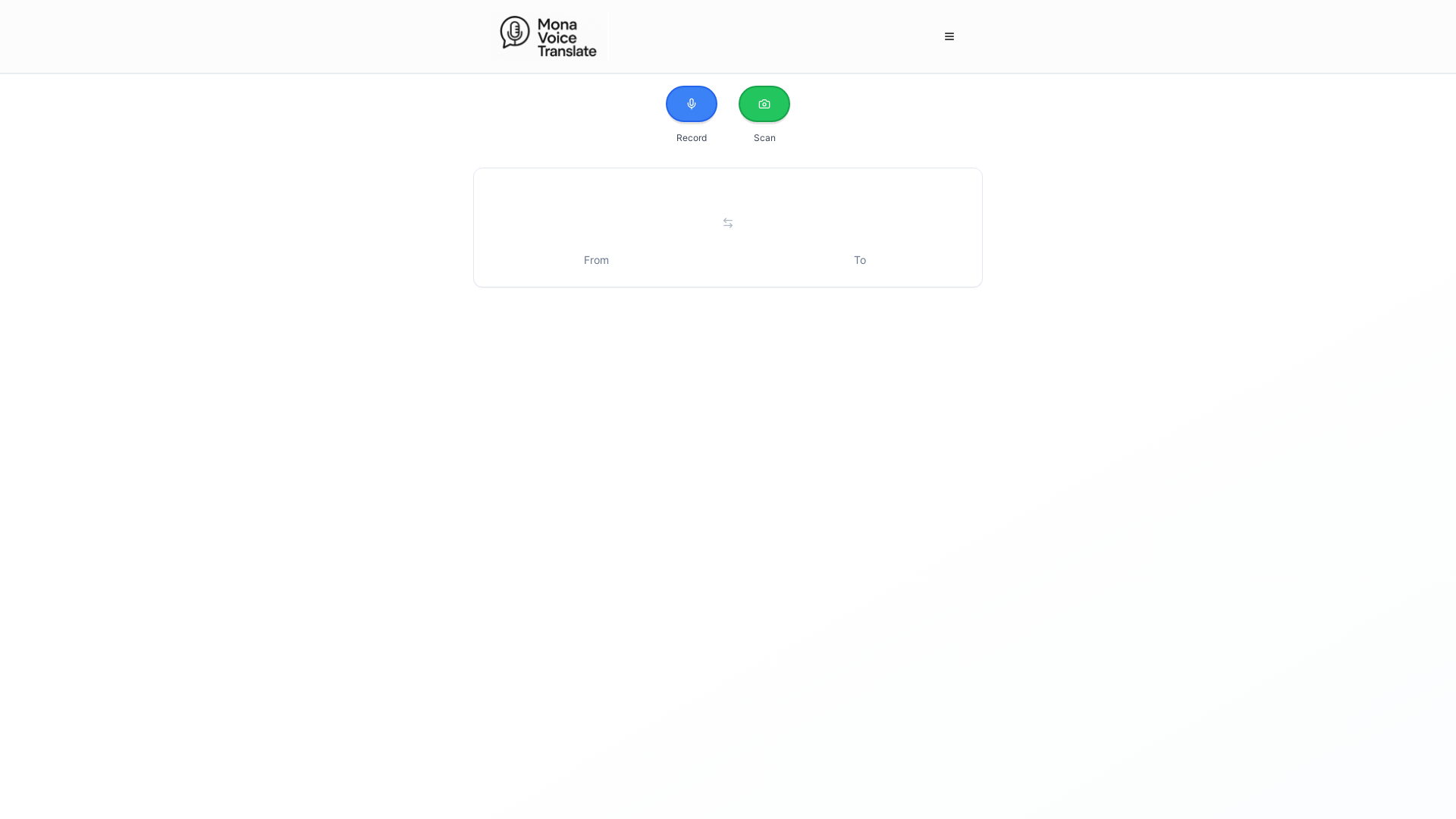 website screenshot of https://mona-translate.xyz/