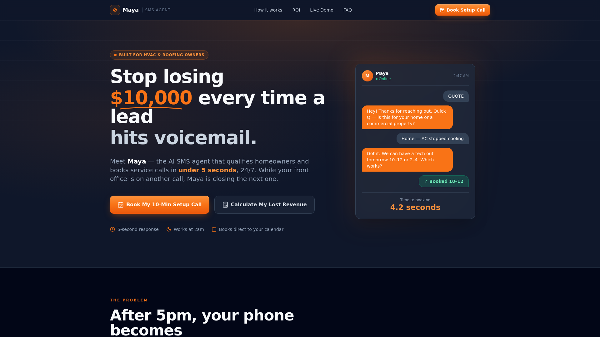 website screenshot of https://heatbooker.com/