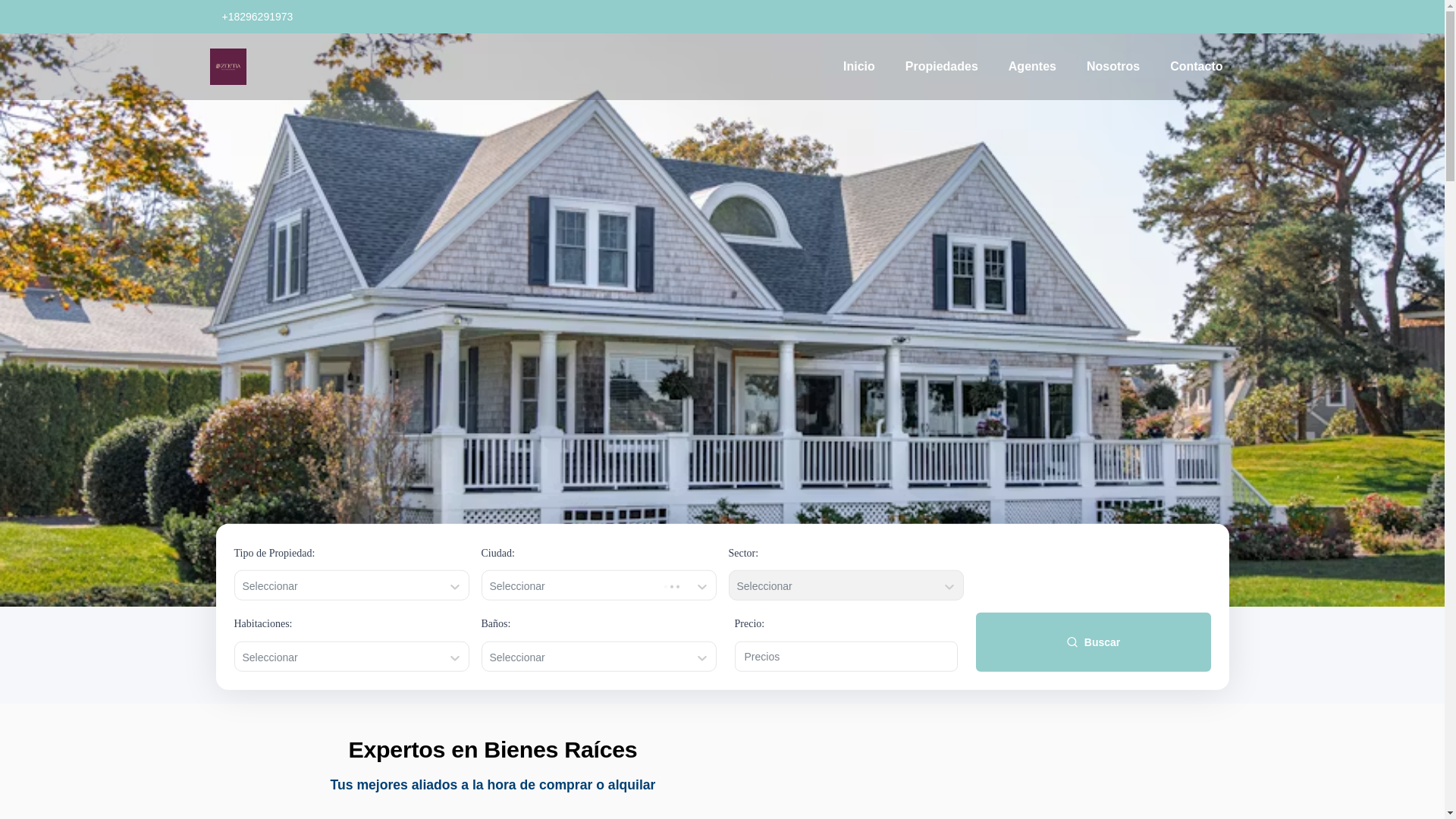 website screenshot of https://zentiahomerd.com/