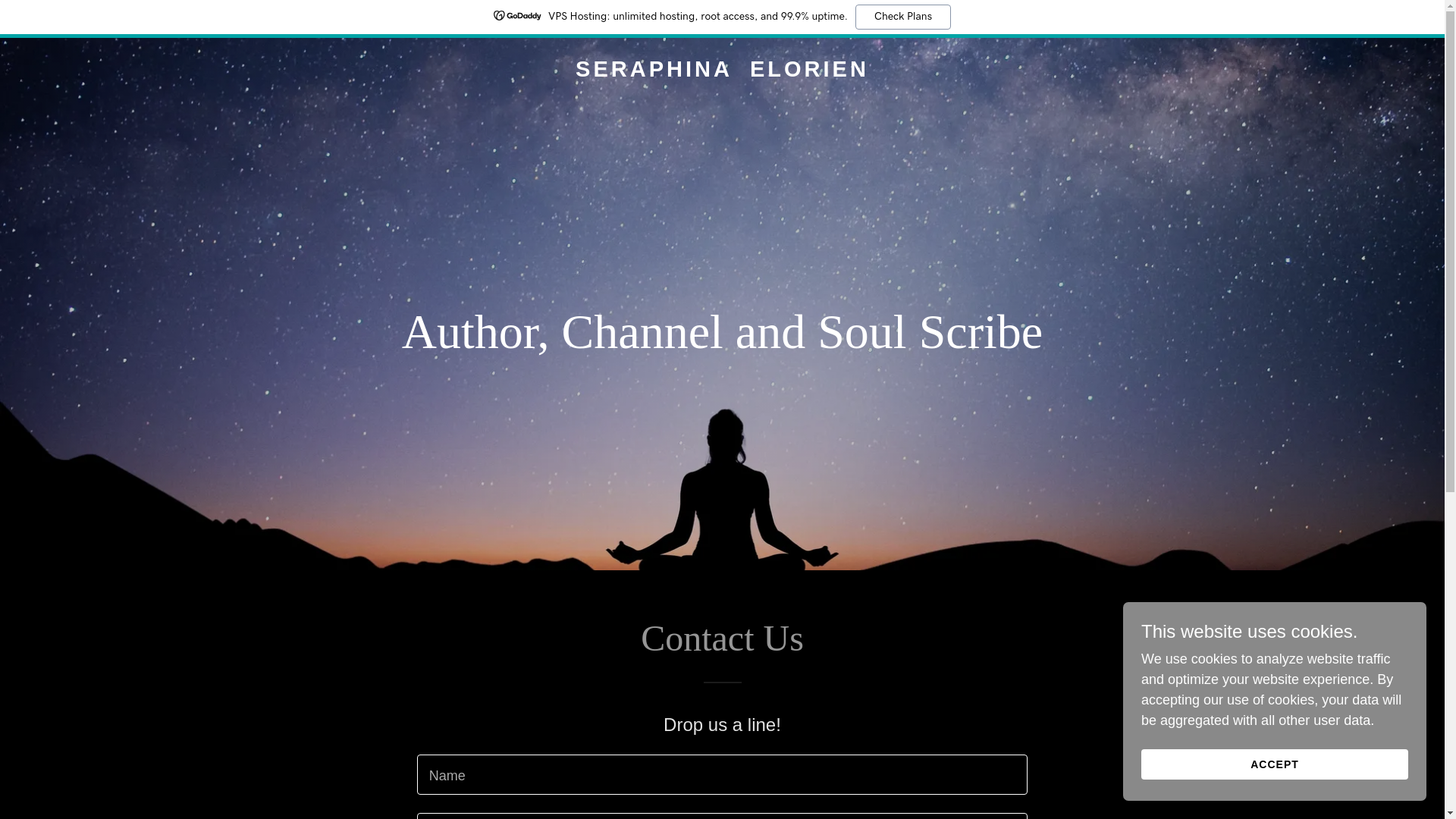 website screenshot of https://seraphinaelorien.com/