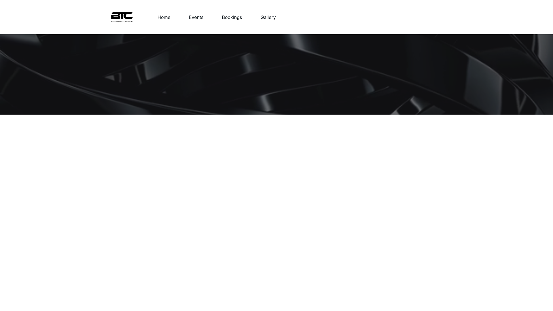 website screenshot of https://bangaloretechnocommunity.com