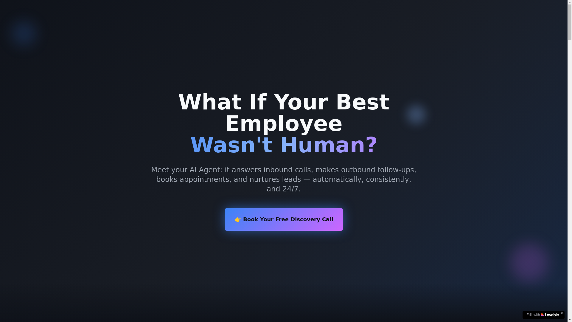 website screenshot of https://donewithai.agency/
