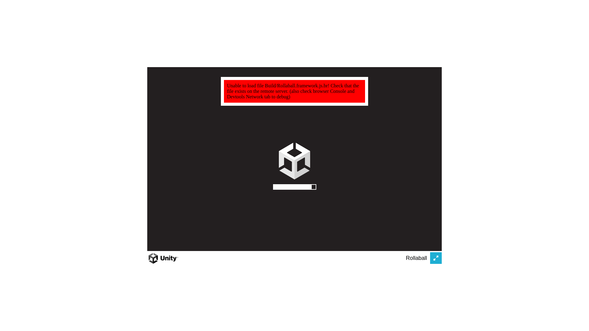 website screenshot of https://rollaball-build.pages.dev/