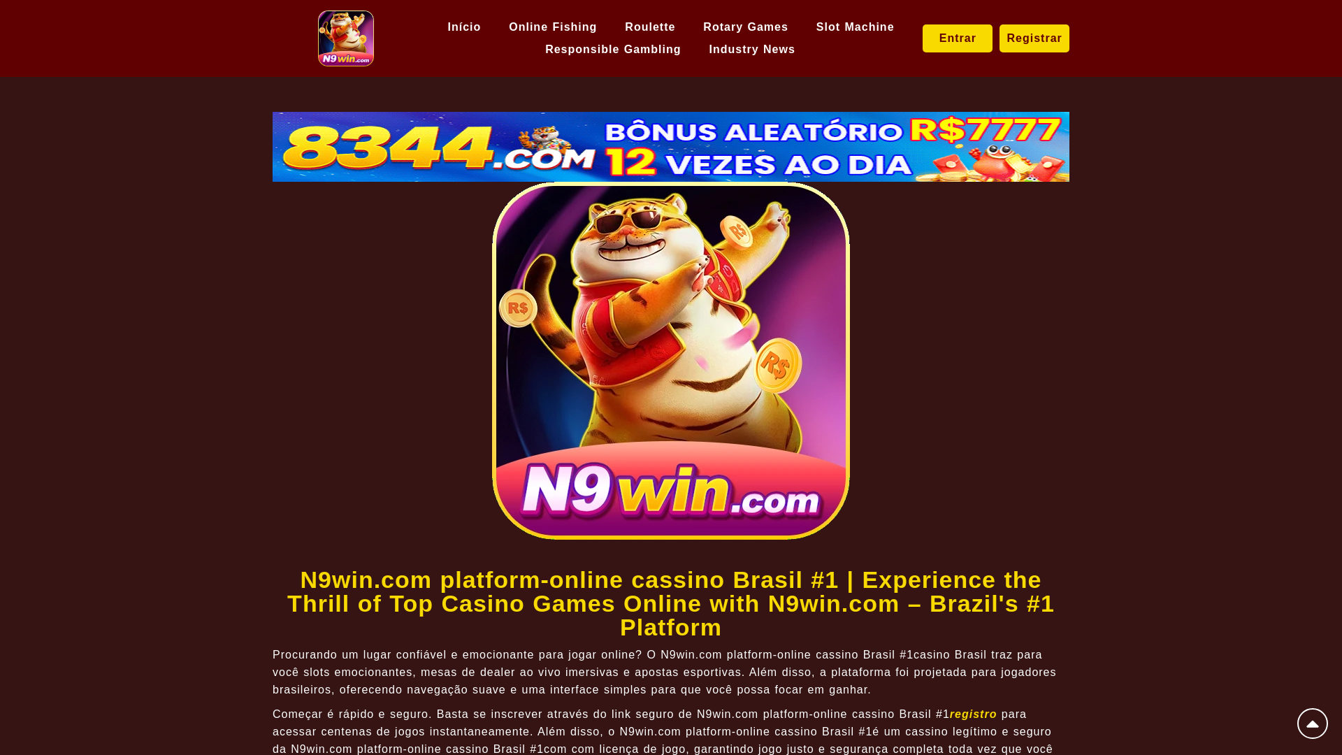 website screenshot of https://n9winbra.com/