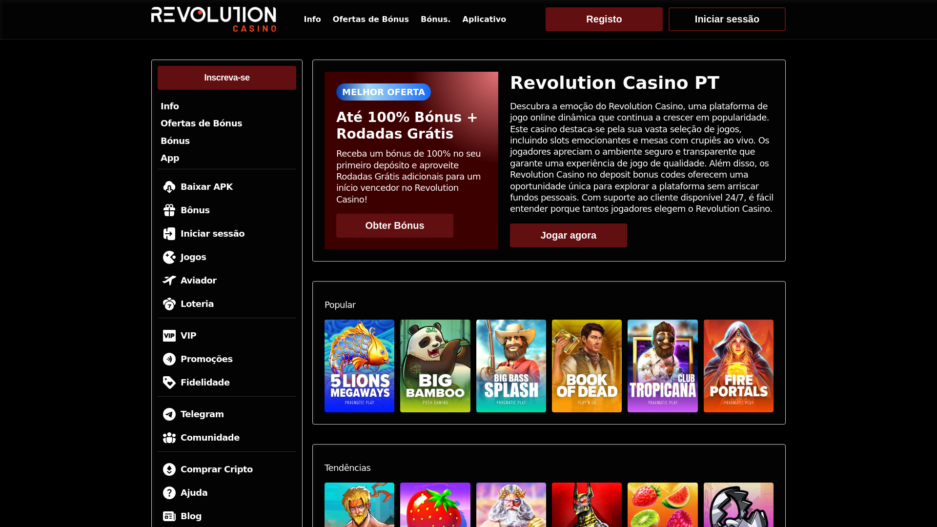 website screenshot of https://revolutioncasinopt-com.pages.dev/