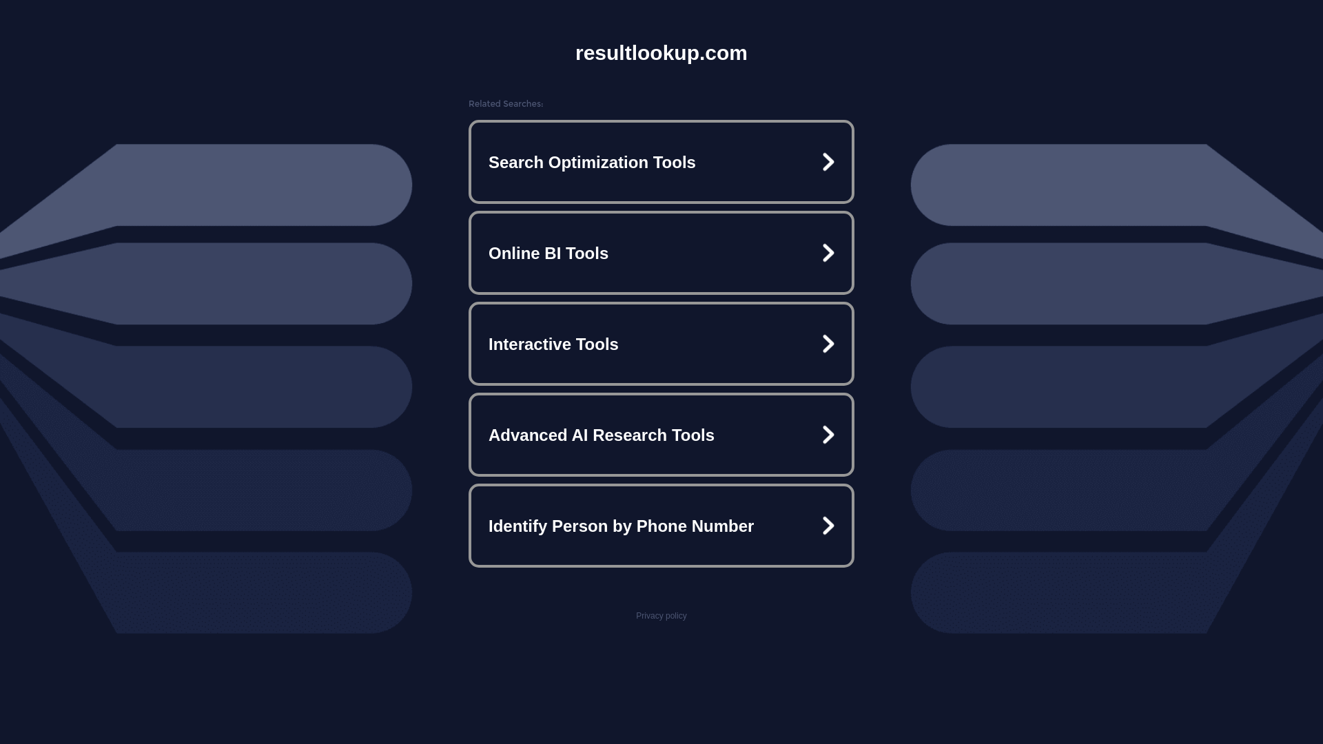 website screenshot of https://resultlookup.com/