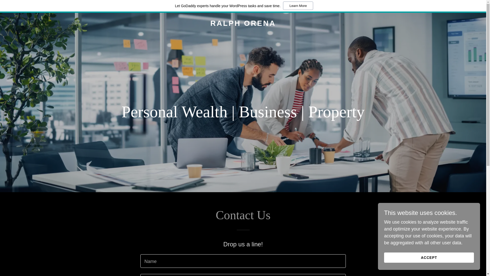 website screenshot of https://ralphorena.com/