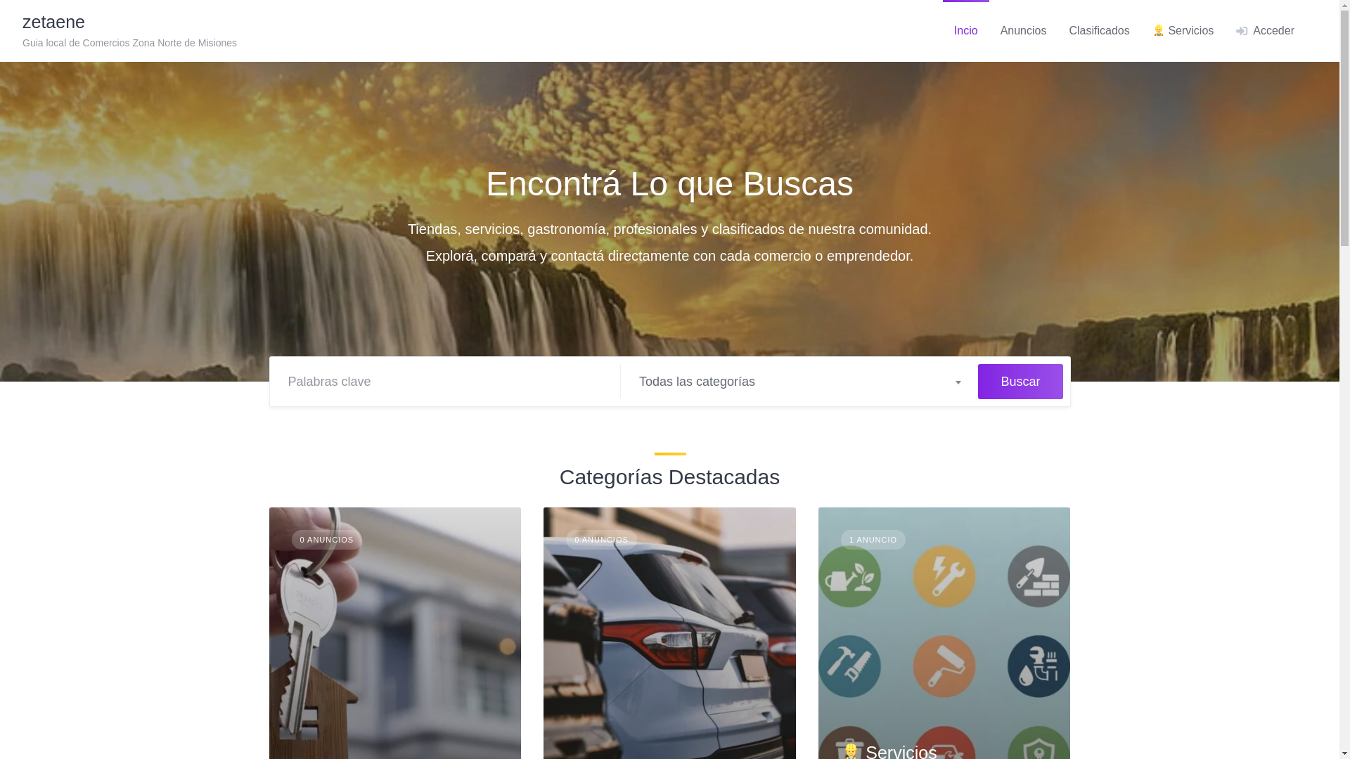 website screenshot of https://zetaene.ar/