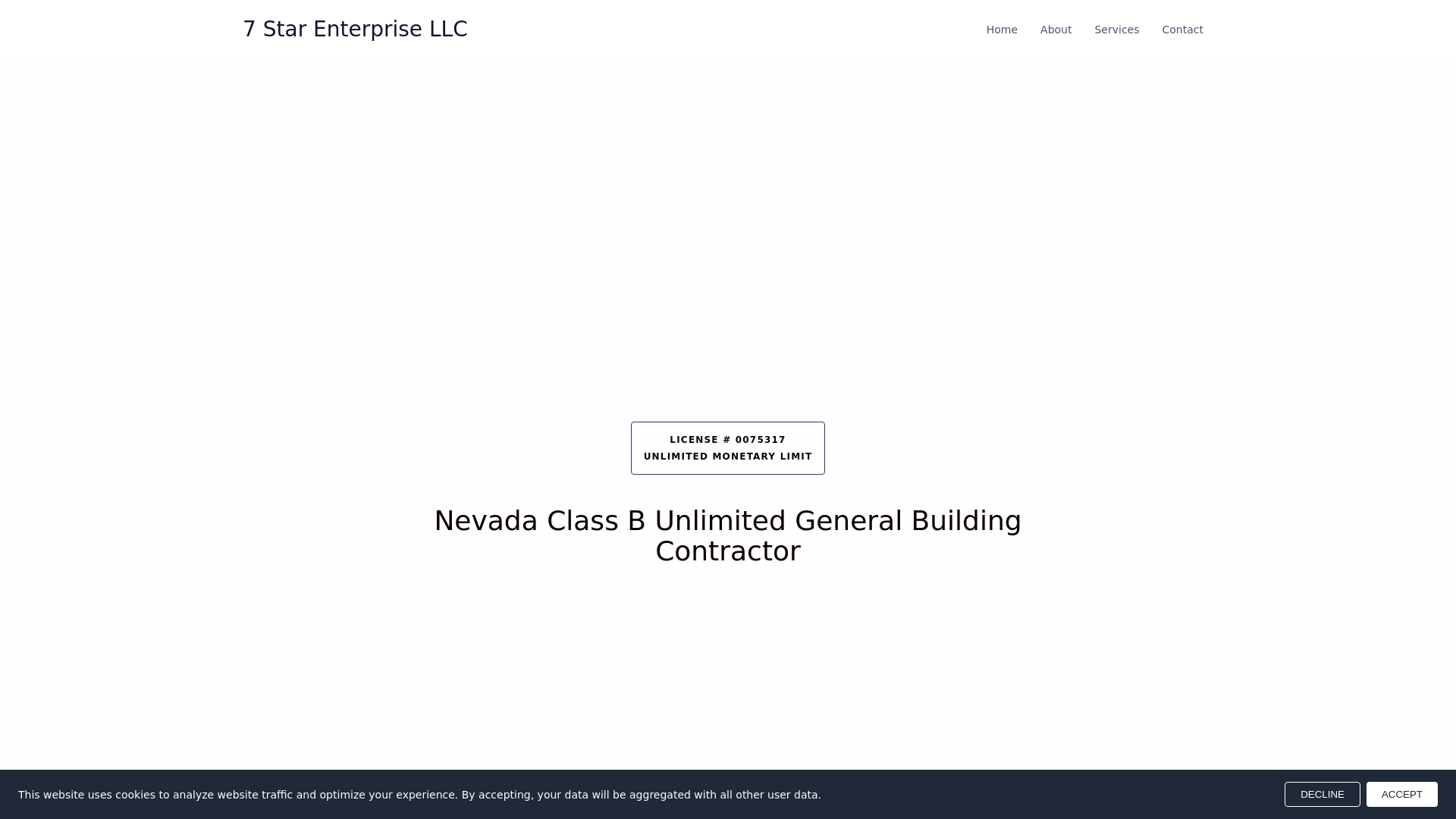 website screenshot of https://7star.llc