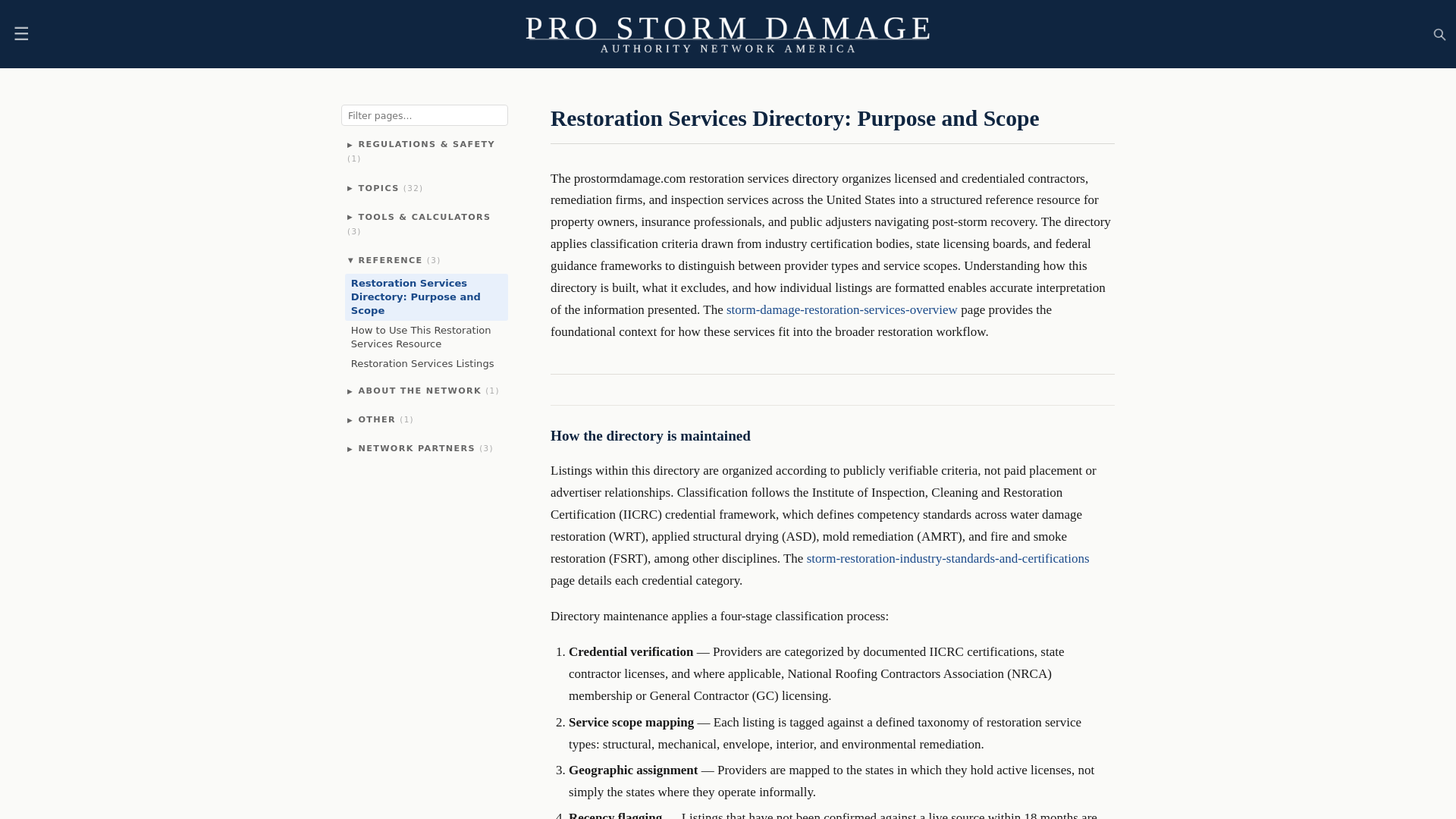 website screenshot of https://prostormdamage.com/