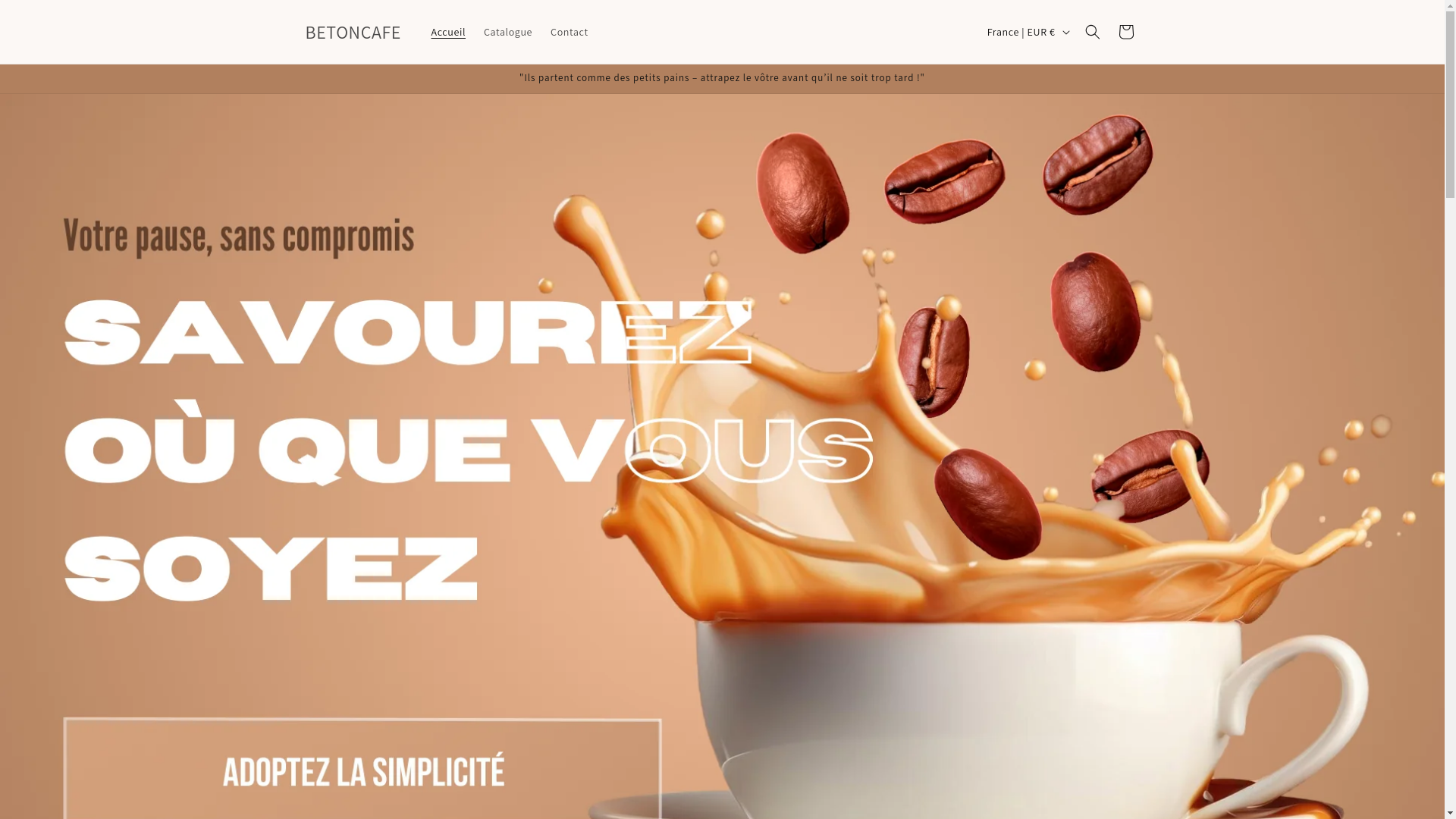 website screenshot of https://betoncafe.fr/