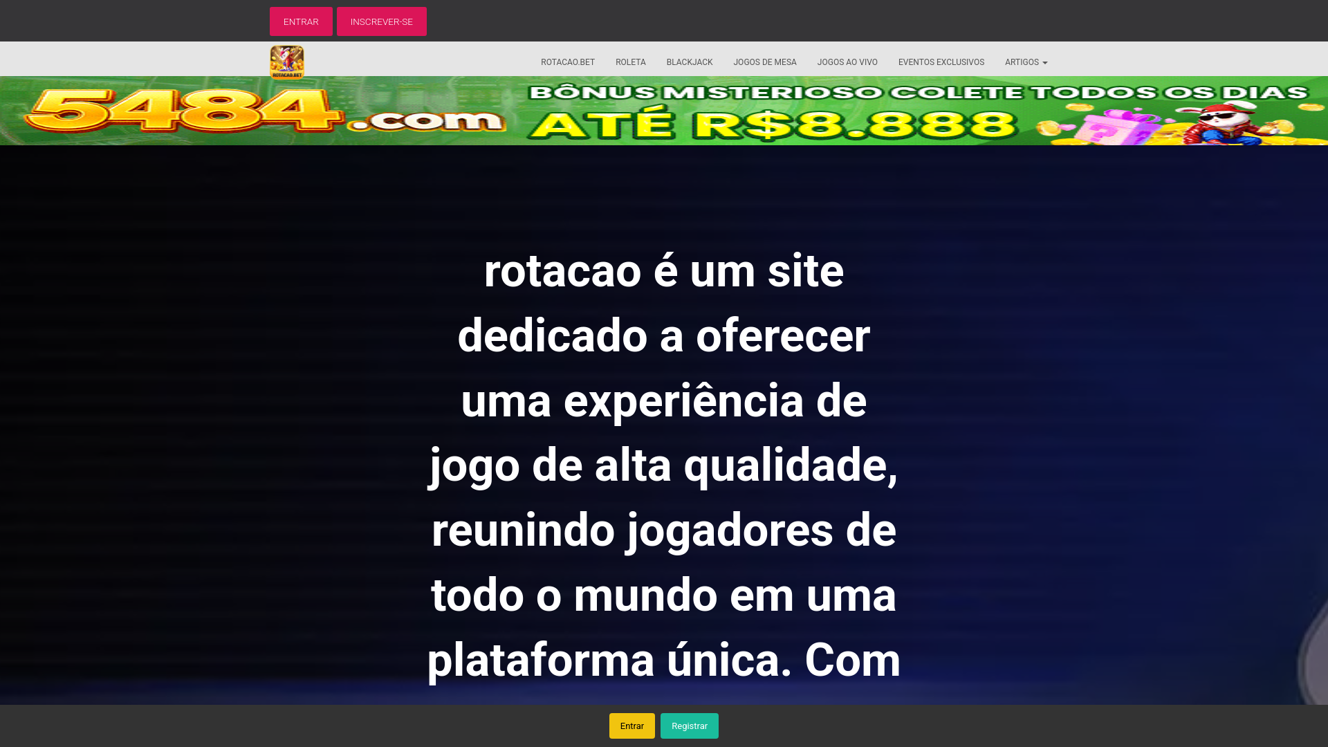 website screenshot of https://rotacaos.com/