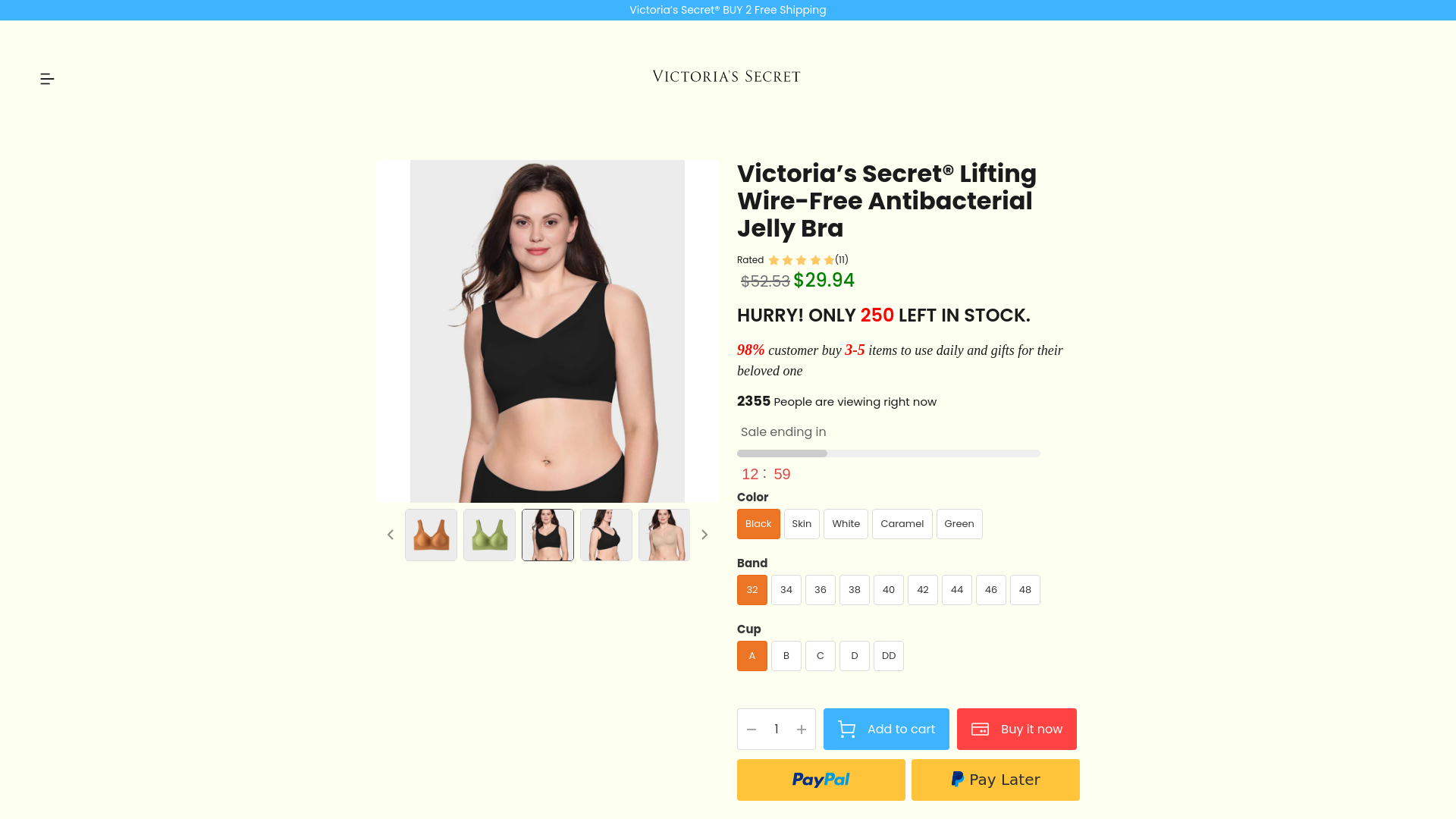 website screenshot of https://victoria-secret-bra4.truedealusa.com