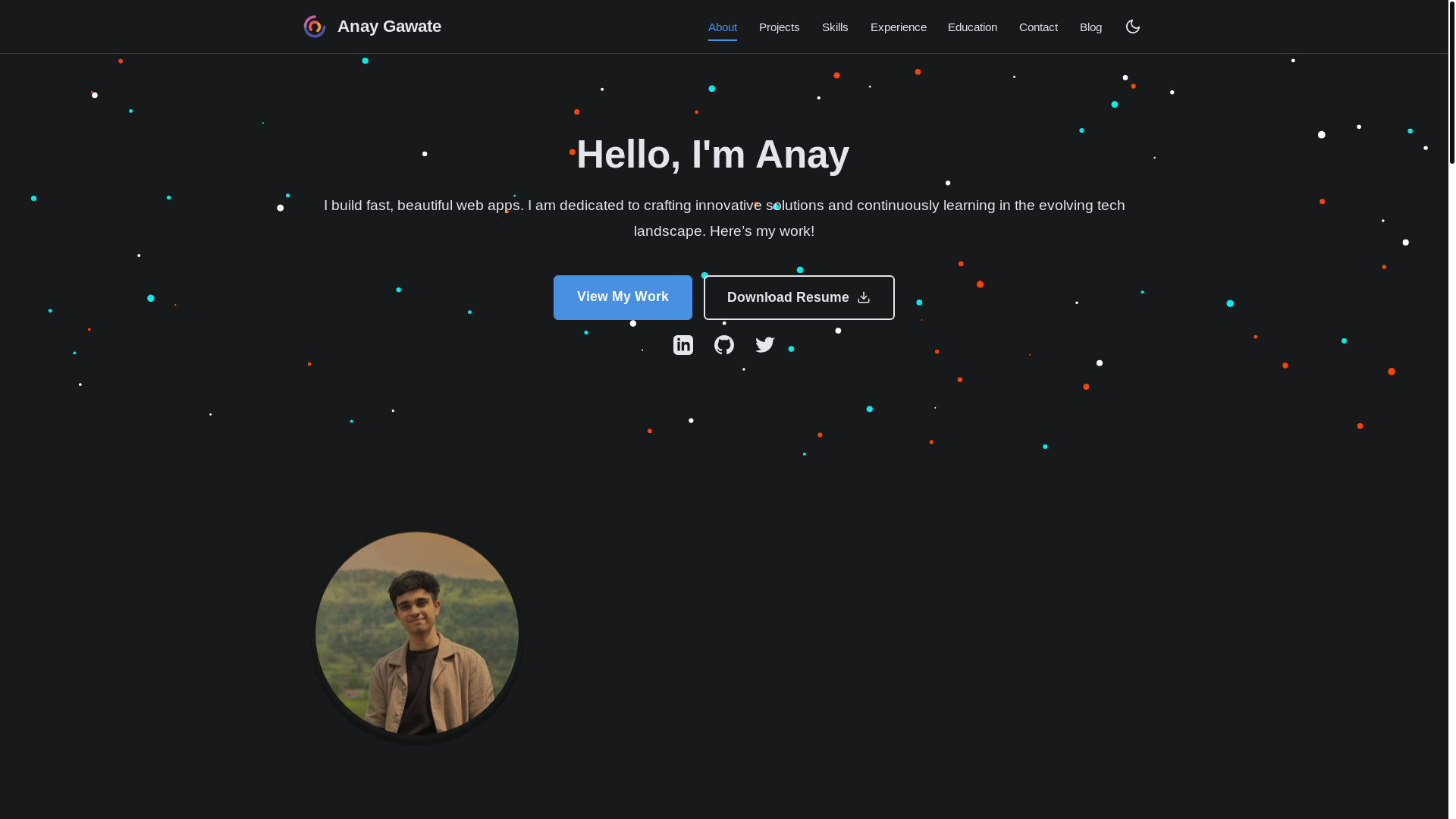 website screenshot of https://anay.pages.dev/