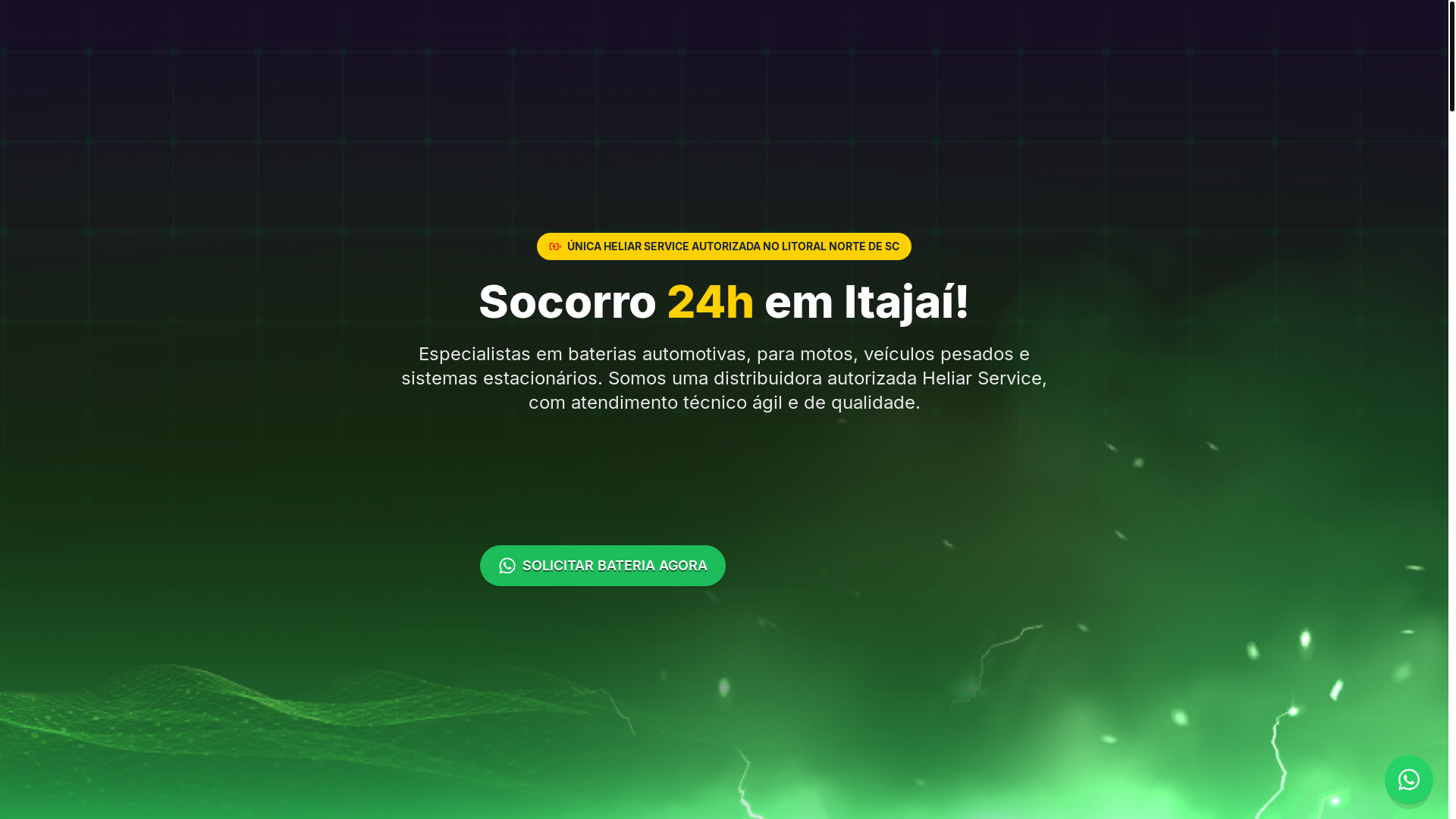website screenshot of https://studio4baterias.com.br/