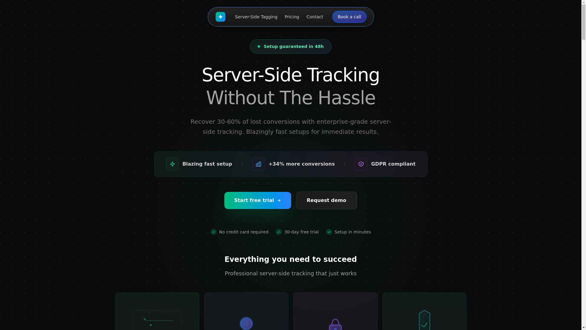 website screenshot of https://server-events-website.pages.dev/