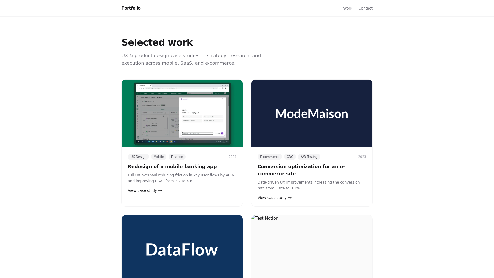 website screenshot of https://jeremietaubes.fr/