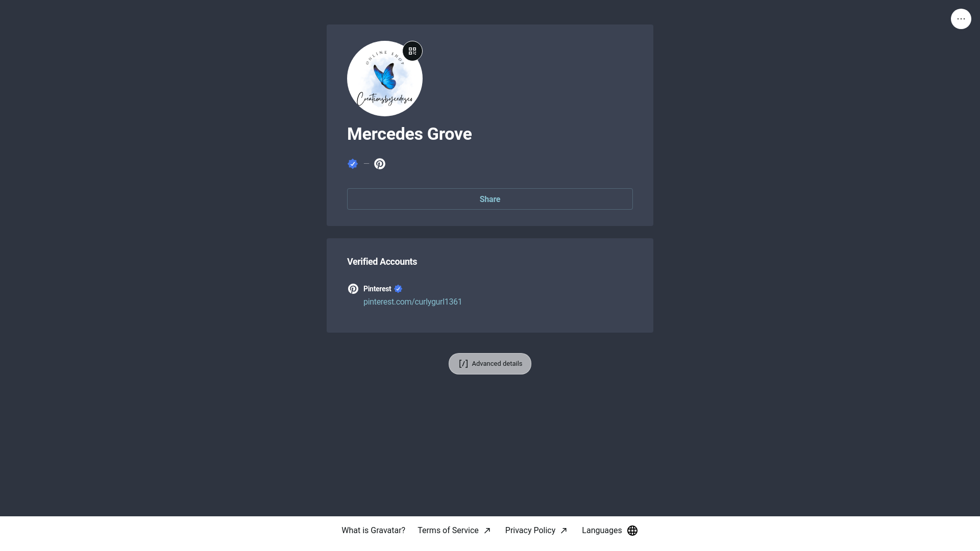 website screenshot of https://mercedesgrove.link/
