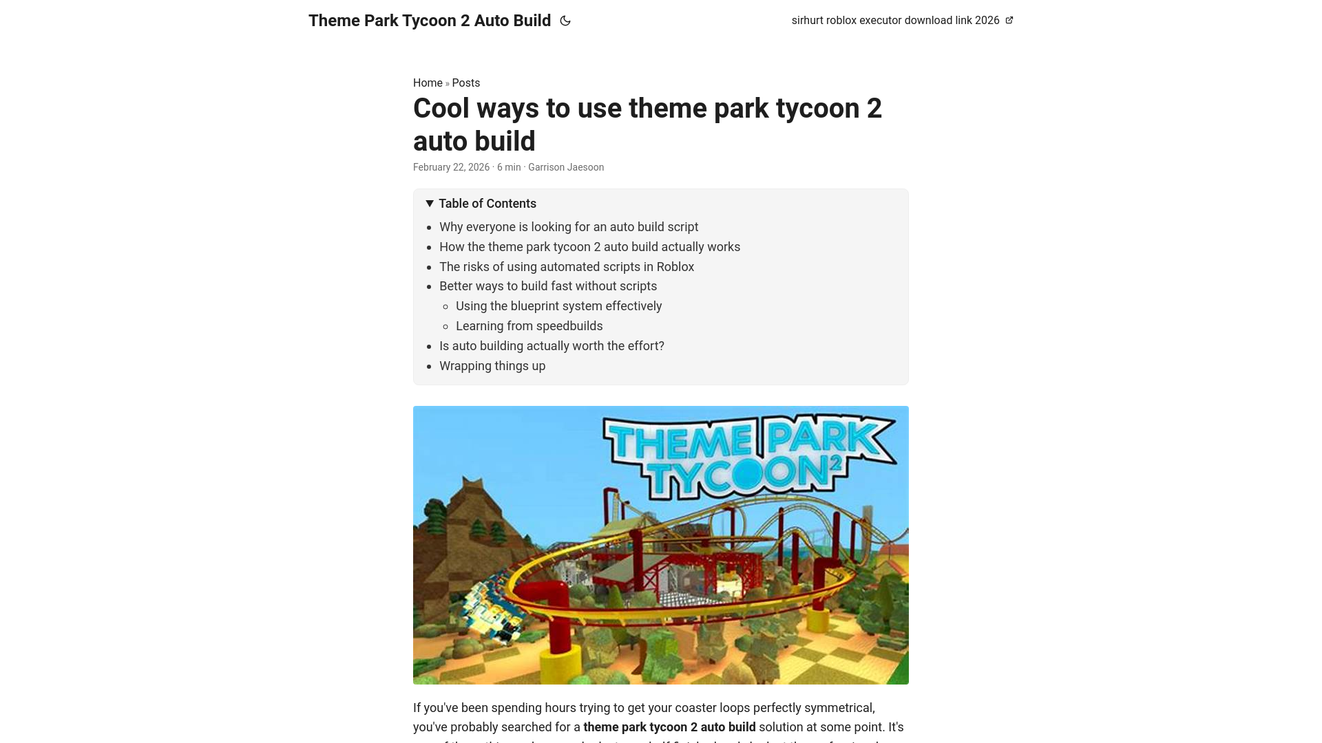 website screenshot of https://theme-park-tycoon-2-auto-build.pages.dev/