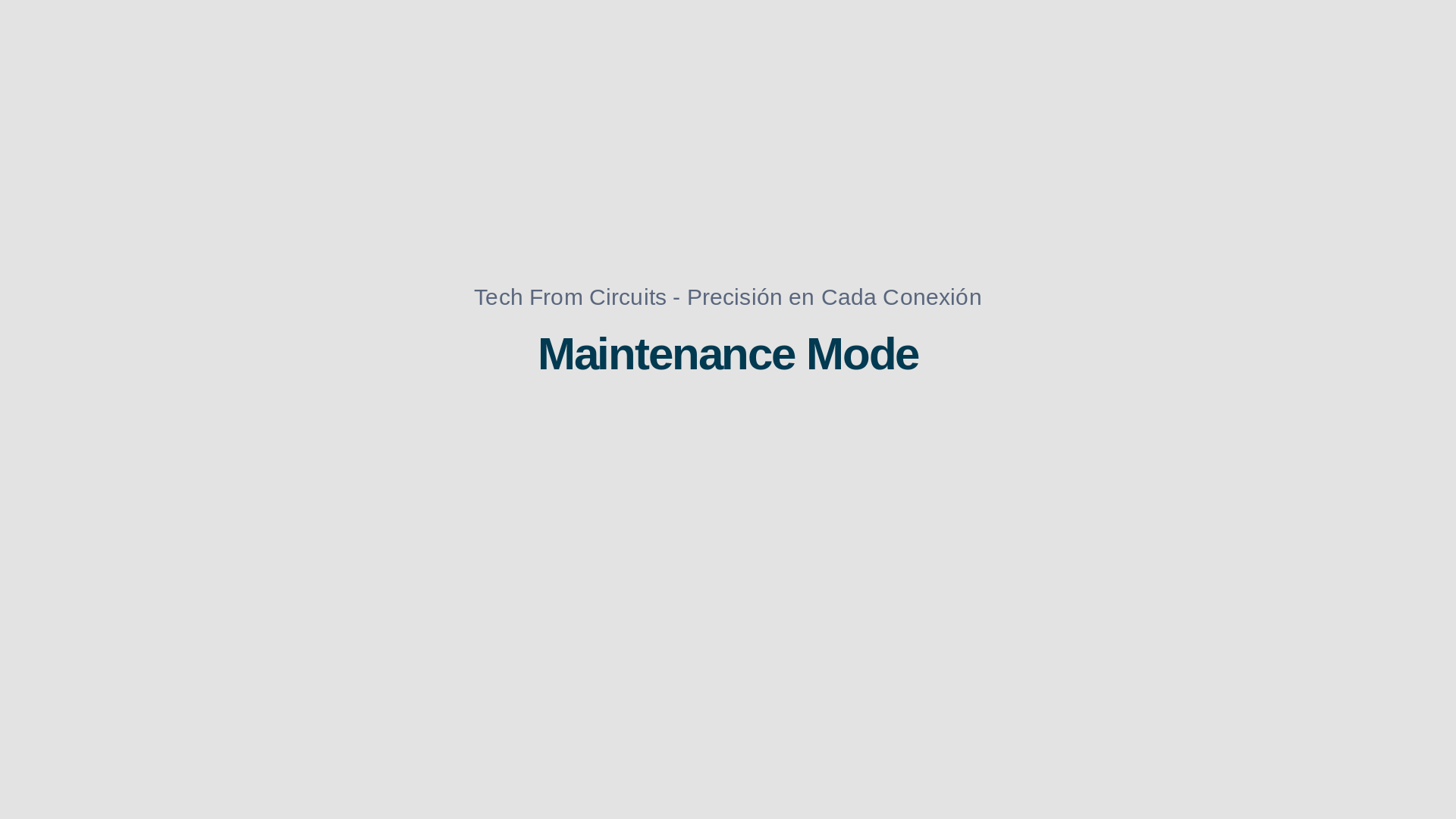 website screenshot of https://techfromcircuits.com/