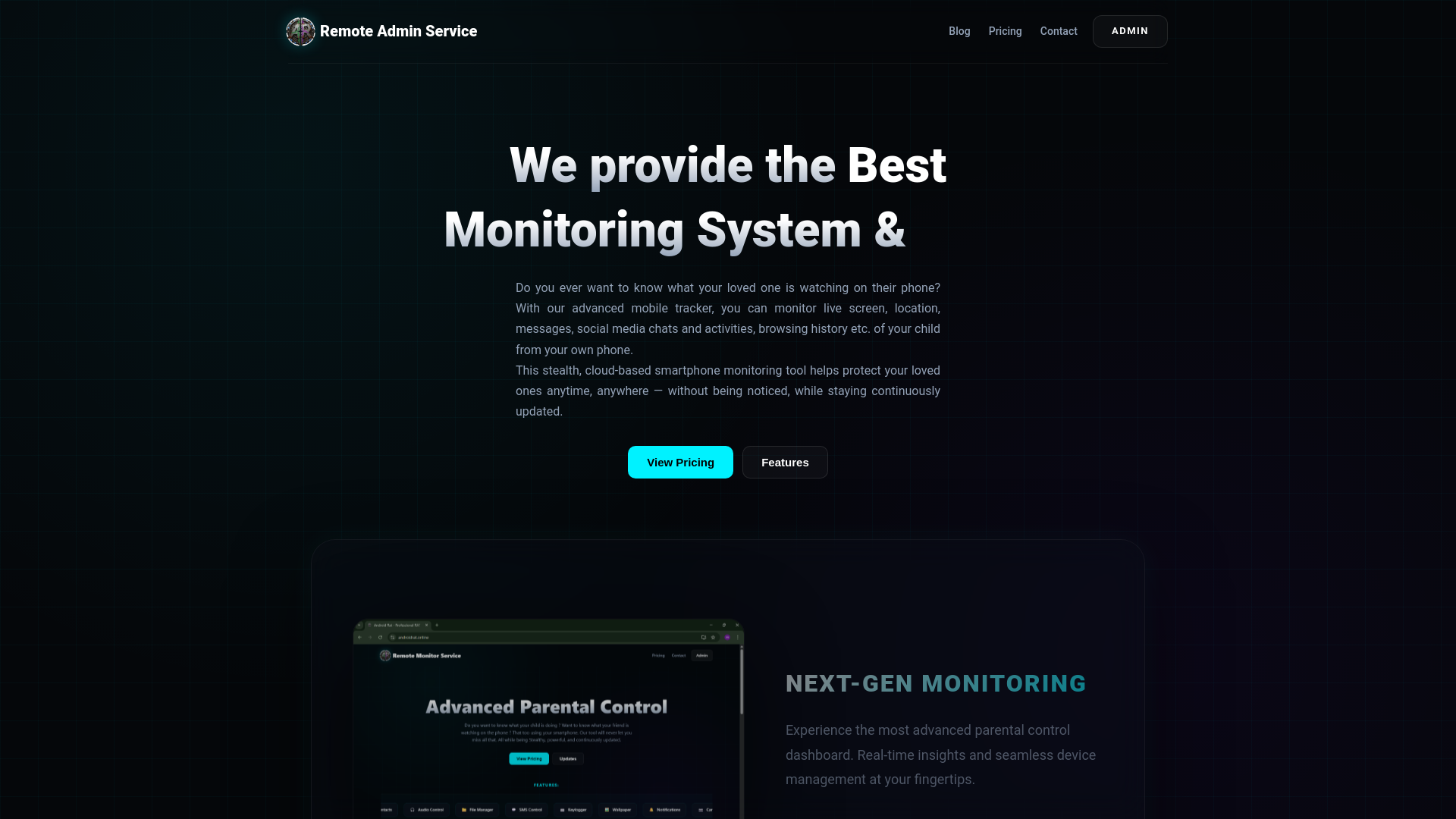 website screenshot of https://es-services.pages.dev/