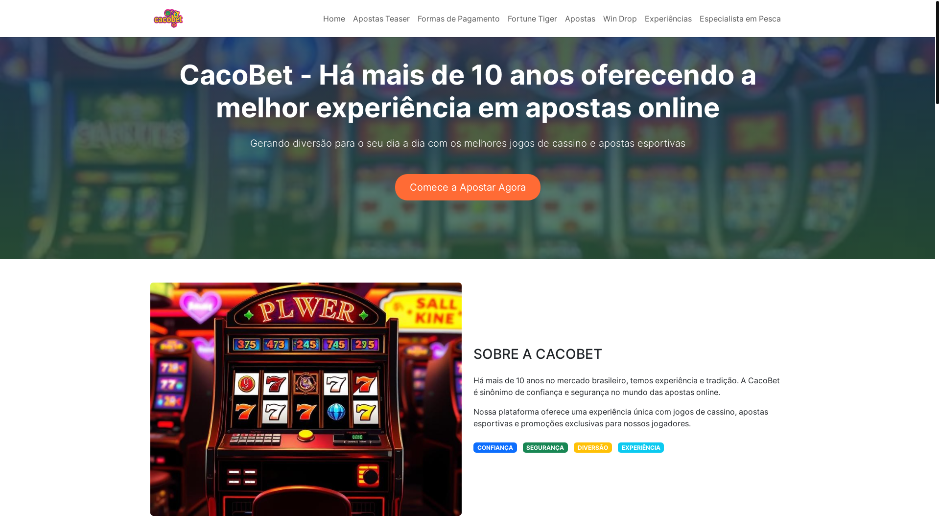 website screenshot of https://cacobet5.com/