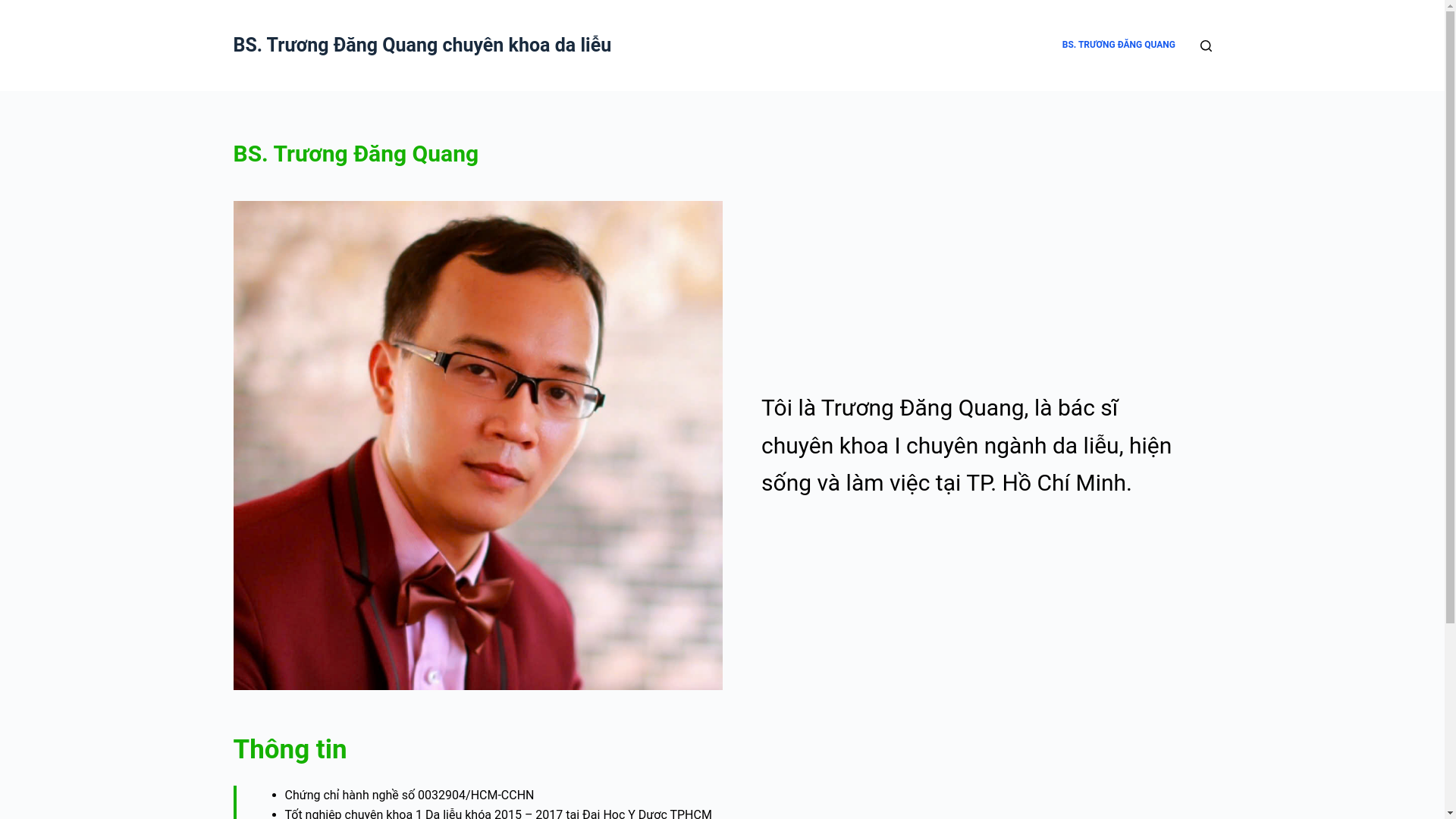 website screenshot of https://bstruongdangquang.pages.dev/
