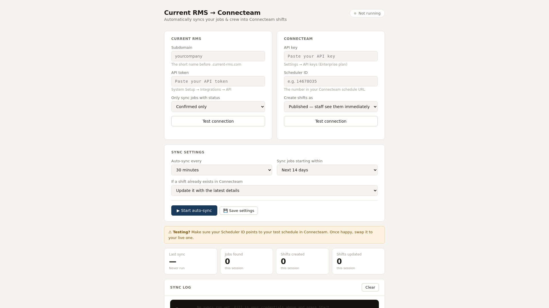 website screenshot of https://rms-sync.pages.dev/