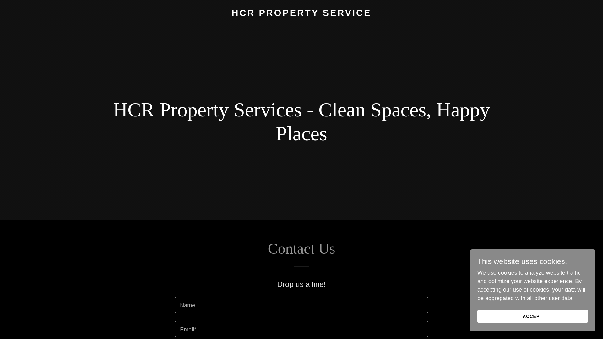 website screenshot of https://hcrpropertyservice.com/