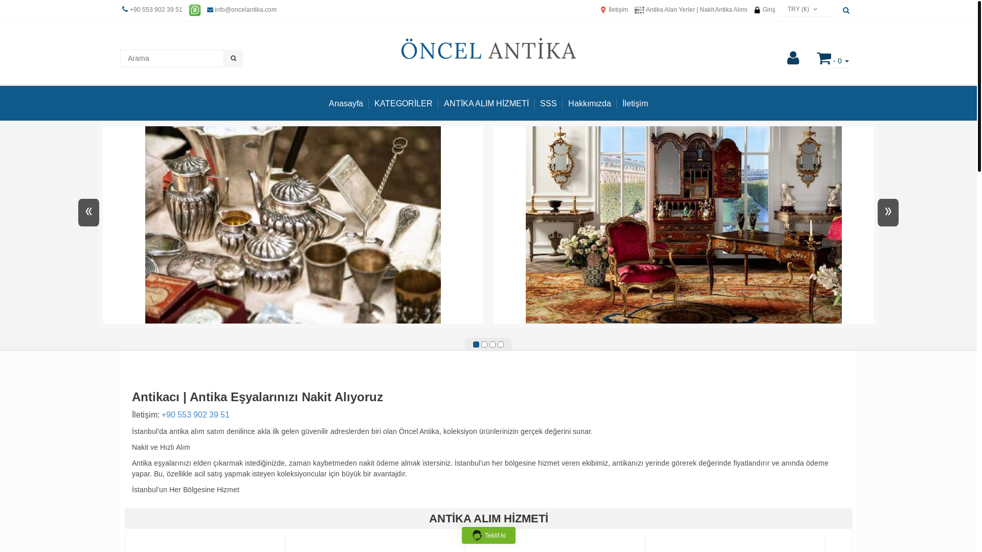 website screenshot of https://oncelantika.com/