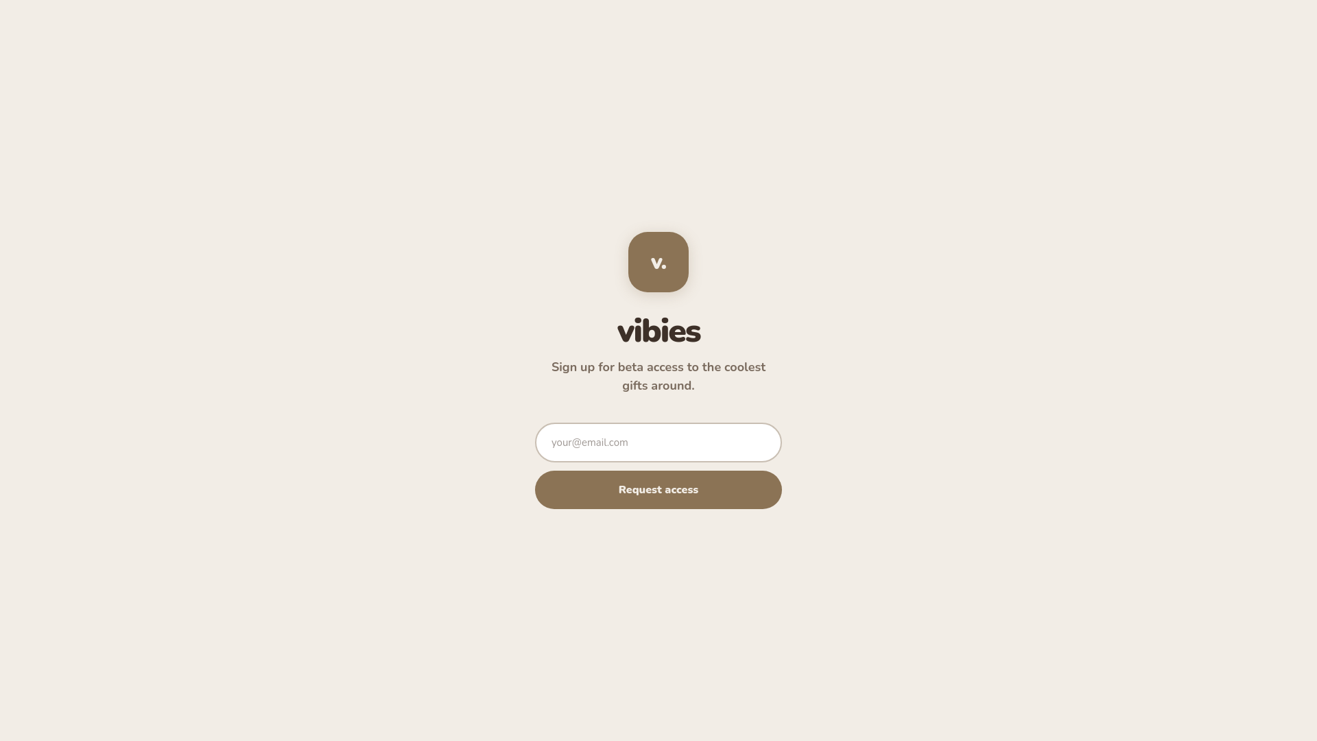 website screenshot of https://vibies.co