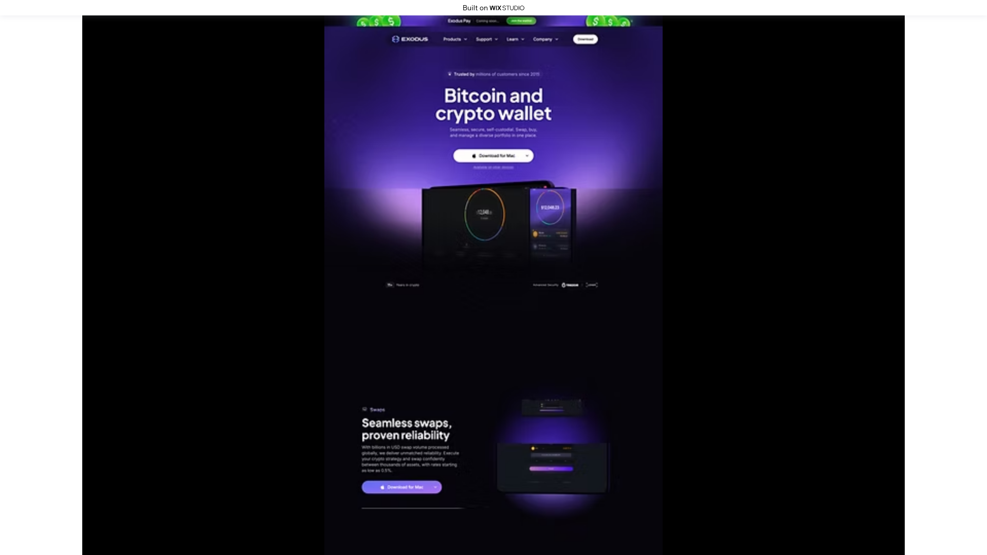 website screenshot of https://homeexadus.wixstudio.com/en-us