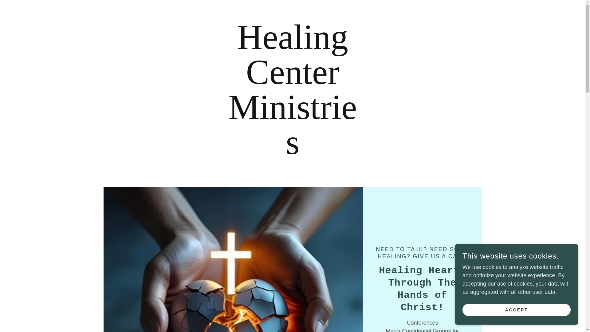 website screenshot of https://healingcentermin.org/