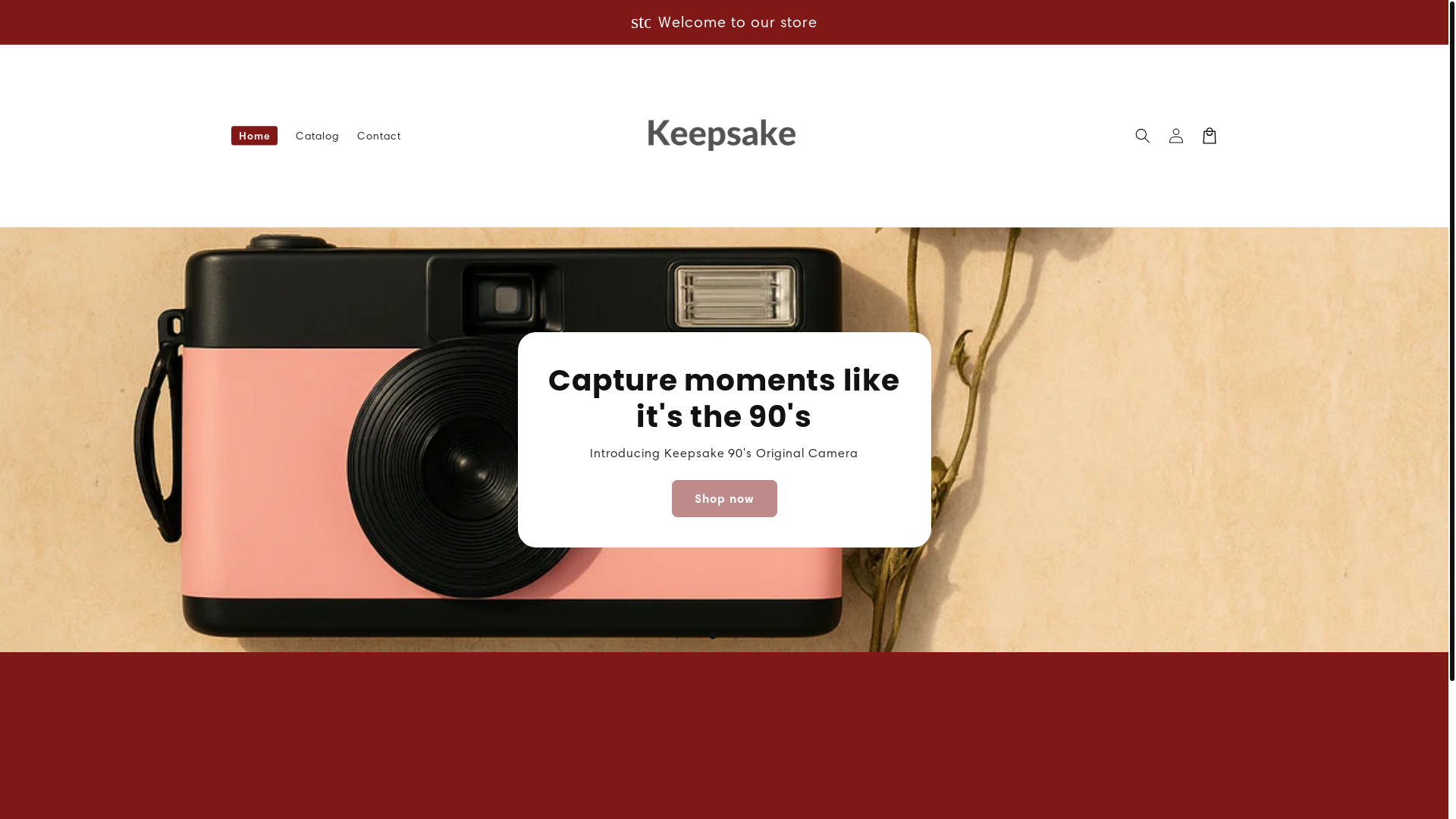 website screenshot of https://momentskeep.com/