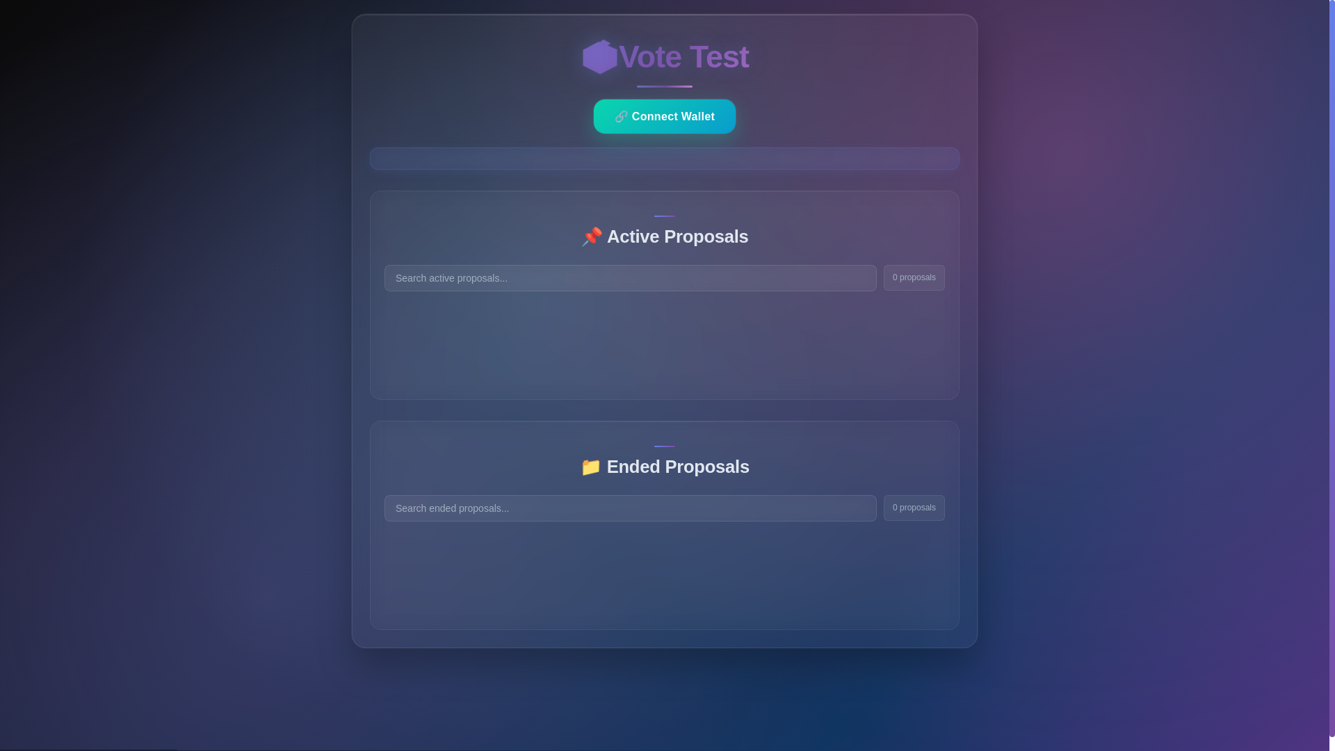 website screenshot of https://votetest.online/