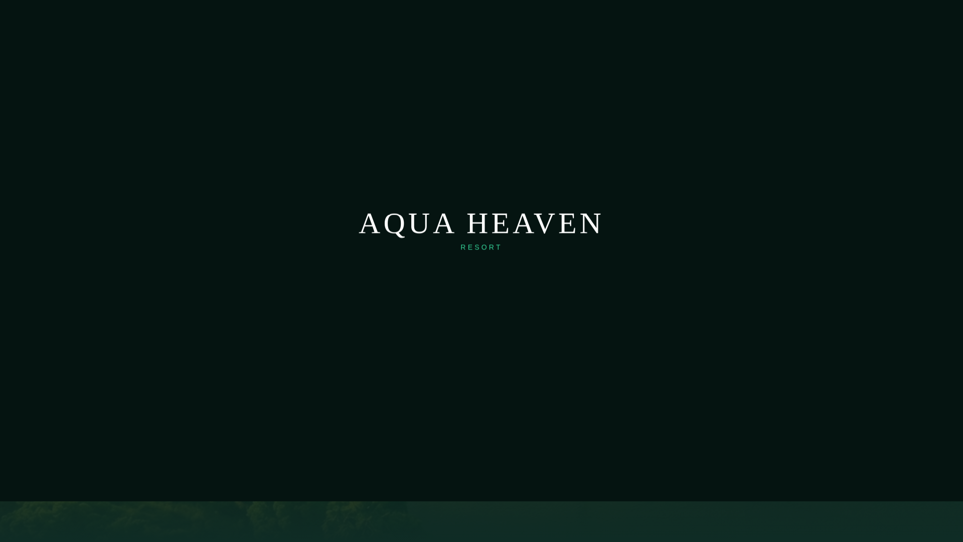 website screenshot of https://aquaheavenresort.in