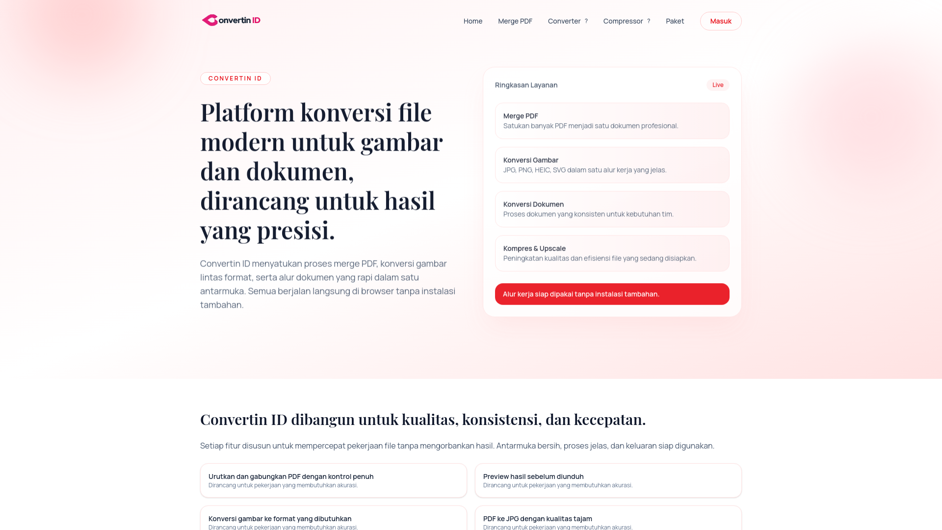 website screenshot of https://convertin.web.id/